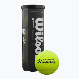 Loptičky na padel Wilson Premier Padel Balls 3 ks yellow