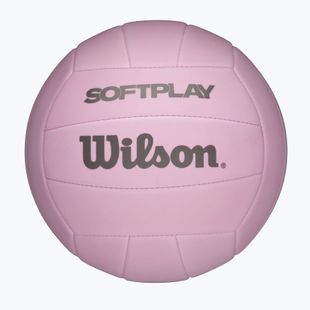 Volejbalová lopta Wilson Soft Play pink veľkosť 5