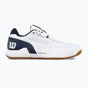 Pánske tenisové topánky Wilson Rush Pro 5 white/navy blazer/gum