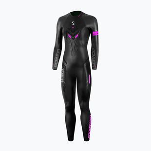 Dámsky triatlonový neoprén  Synergy Endorphin Full Sleeve 5/3 mm black/pink