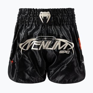 Pánske tréningové šortky Venum Eclipse Muay Thai black/ivory