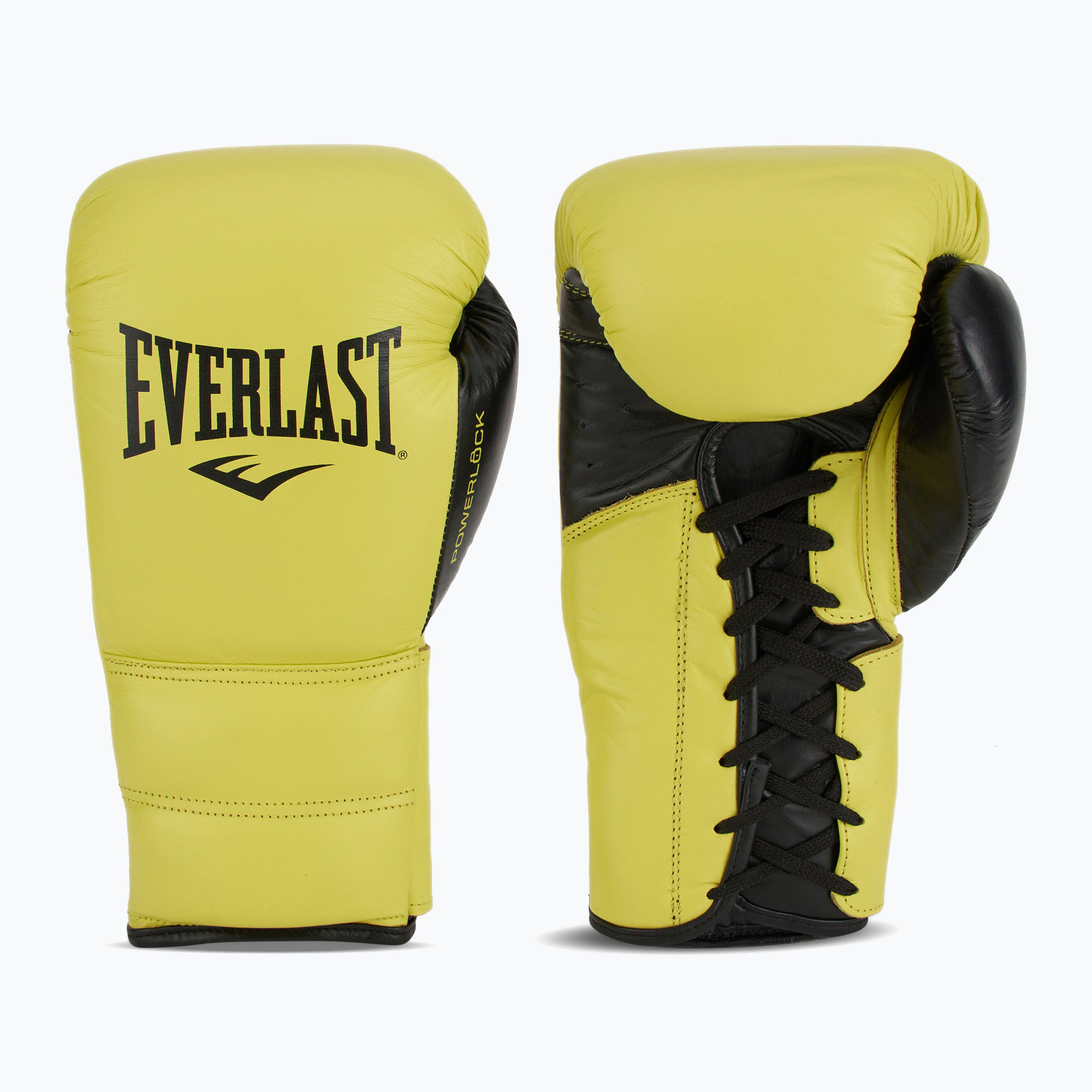Boxerské rukavice Everlast Powerlock 2 Laced Pro Training neónovo žlté (Powerlock 2 Laced Pro Training EV2272LAC-NEON/YEL)
