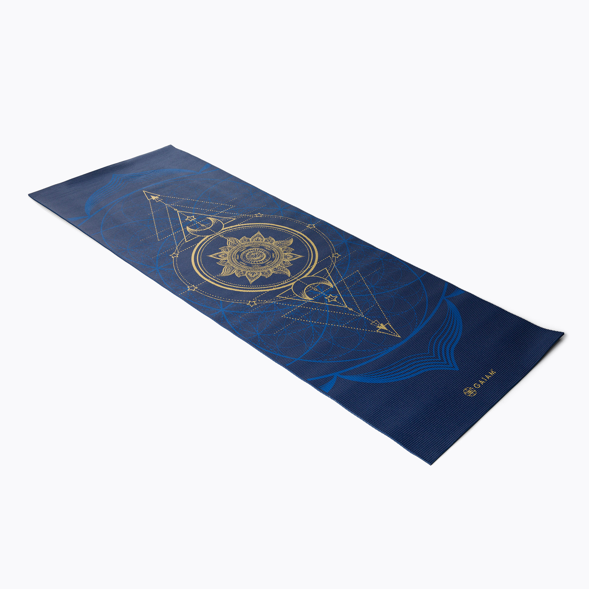 Podložka na jogu Gaiam Sun And Moon 6 mm modrá 63419 (Sun And Moon 63419)