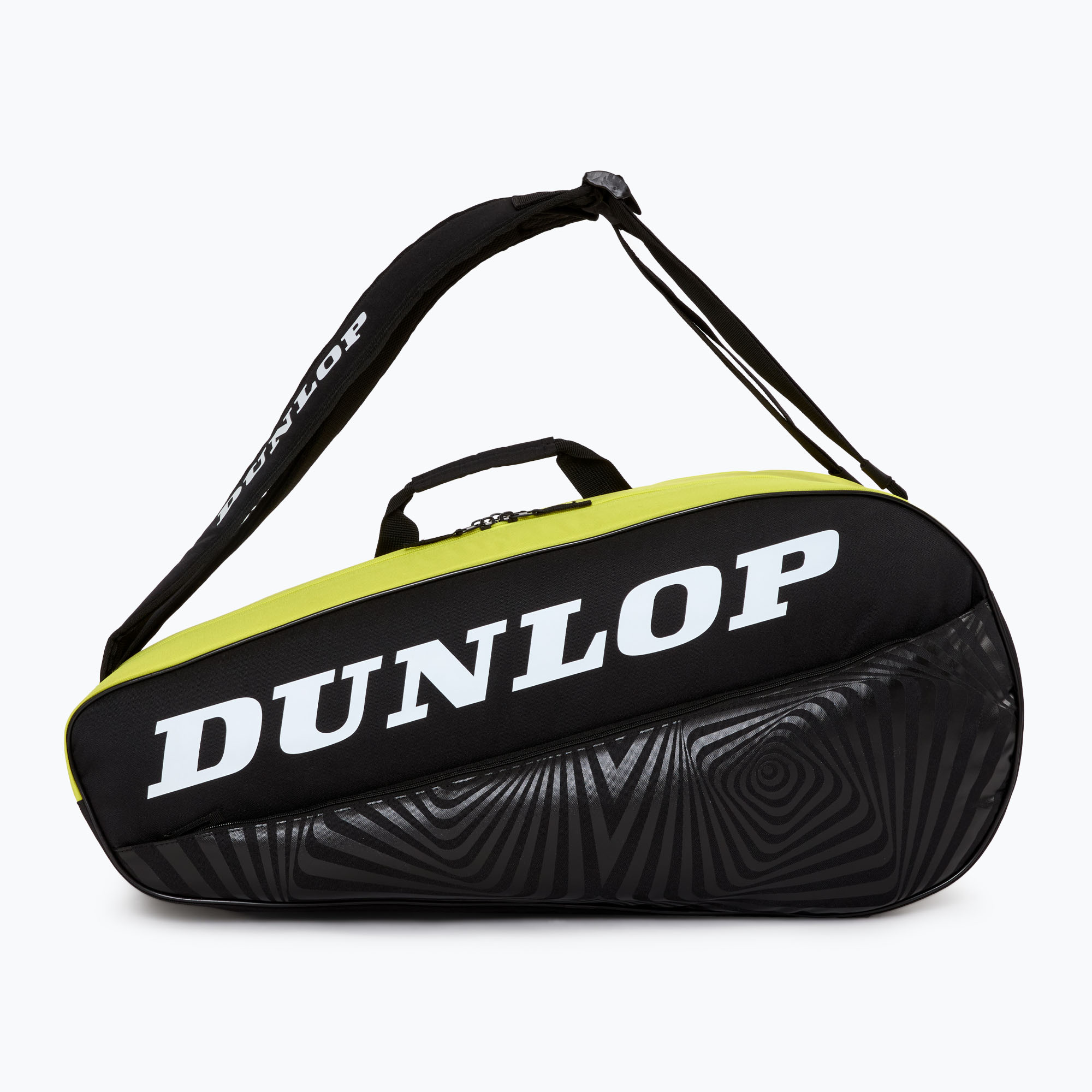 Tenisová taška Dunlop D Tac SX-Club 10RKT black/ yellow (D Tac SX-Club 10RKT 10325361)