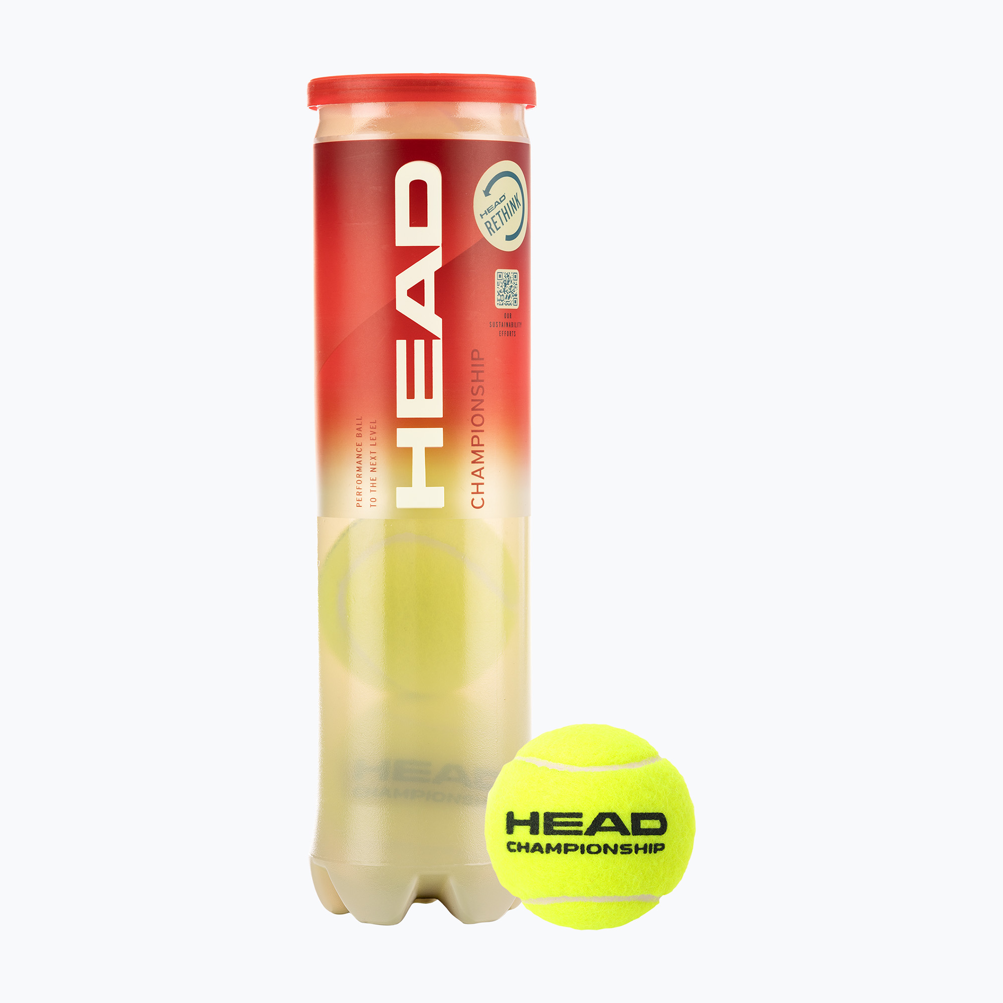 Tenisové loptičky HEAD Championship 4 ks žlté 575204