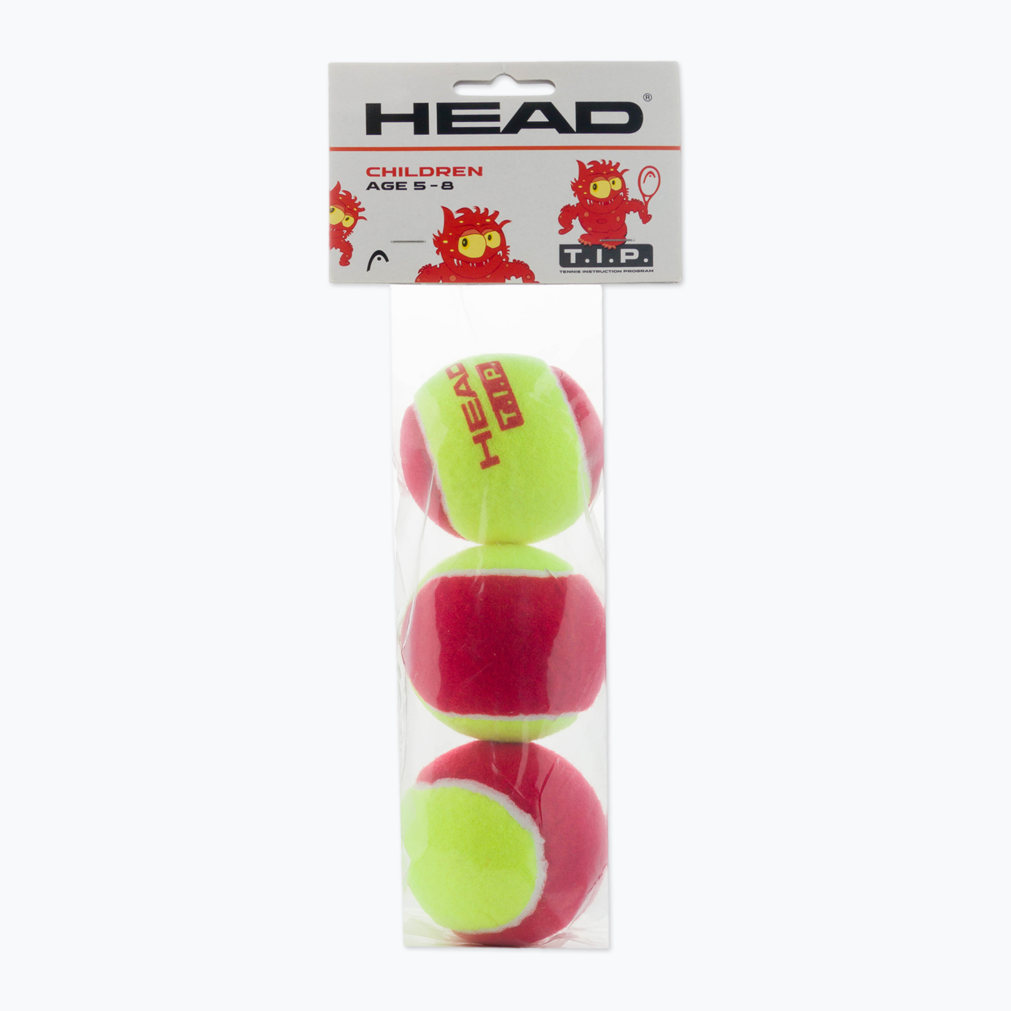 HEAD Tip detské tenisové loptičky 3 ks červená/žltá 578113