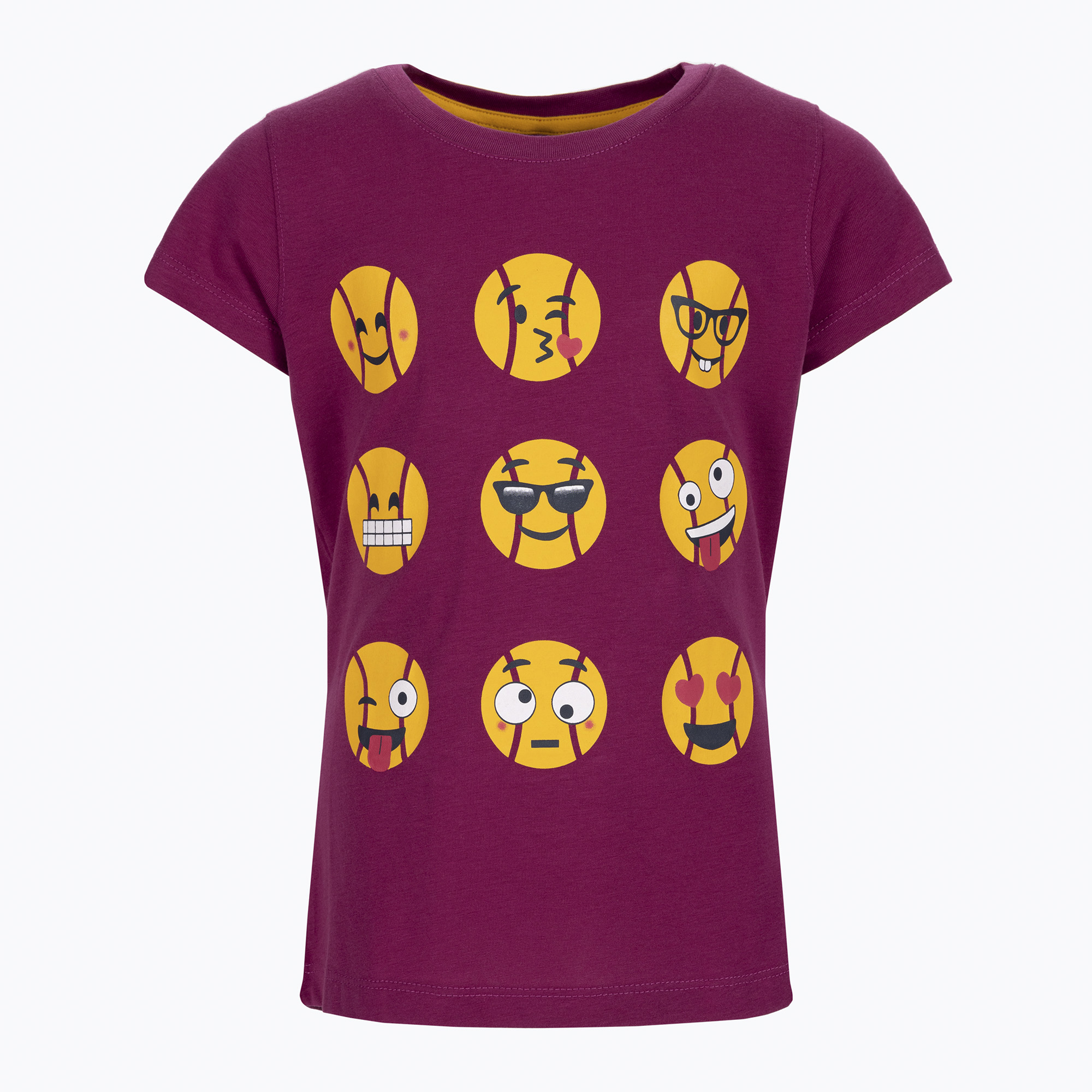 Wilson Emoti-Fun Tech Tee detské tenisové tričko ružové WRA807902 (Emoti-Fun Tech Tee Jr WRA807902)