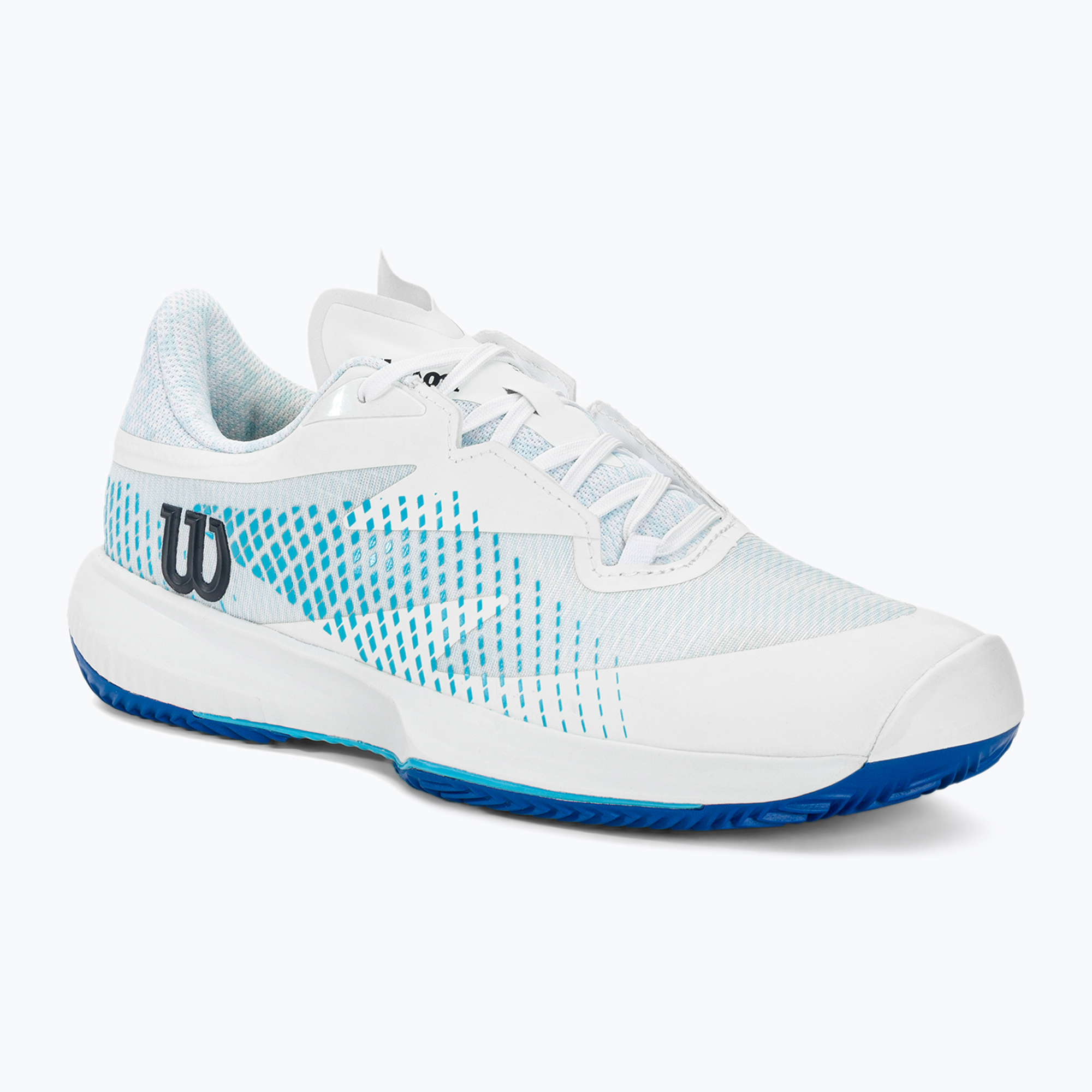 Pánska tenisová obuv Wilson Kaos Swift 1.5 Clay white/blue atoll/lapis blue