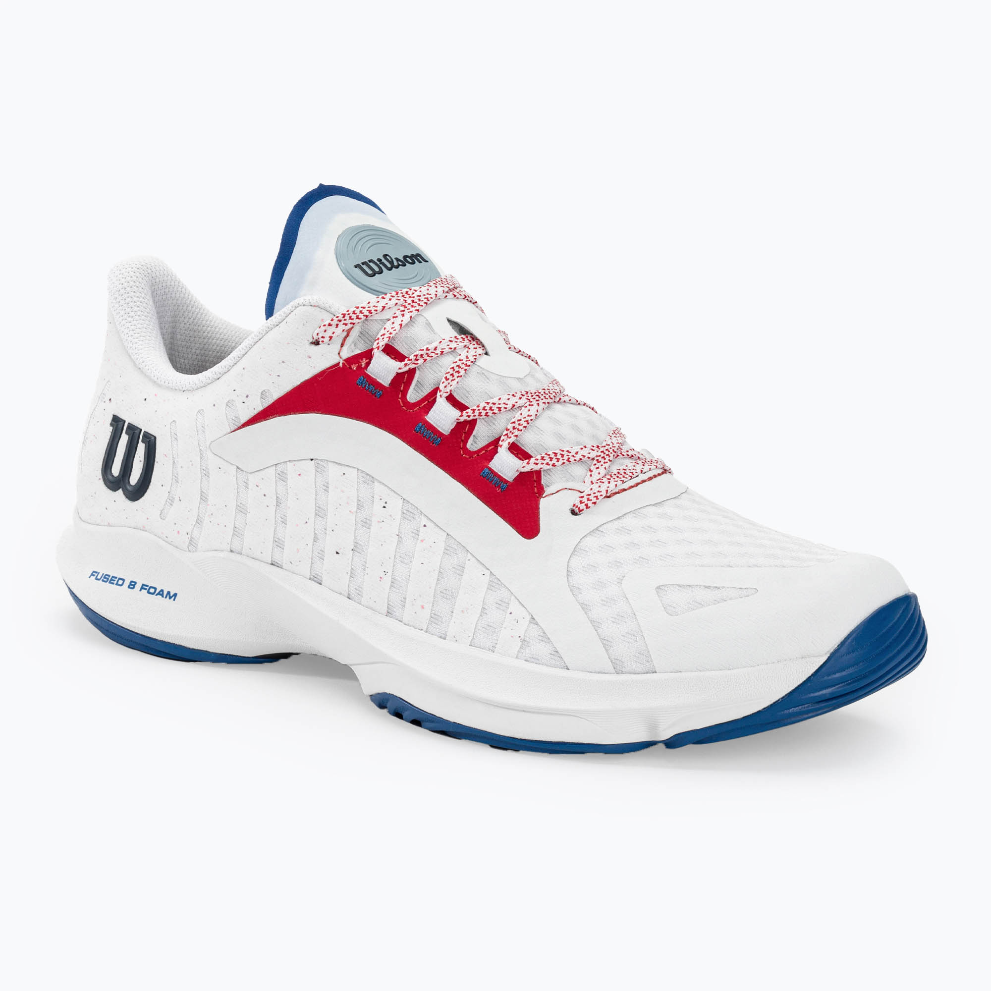 Pánska obuv na padel Wilson Hurakn Pro white/wilson red/deja vu blue (Hurakn Pro WRS331710)