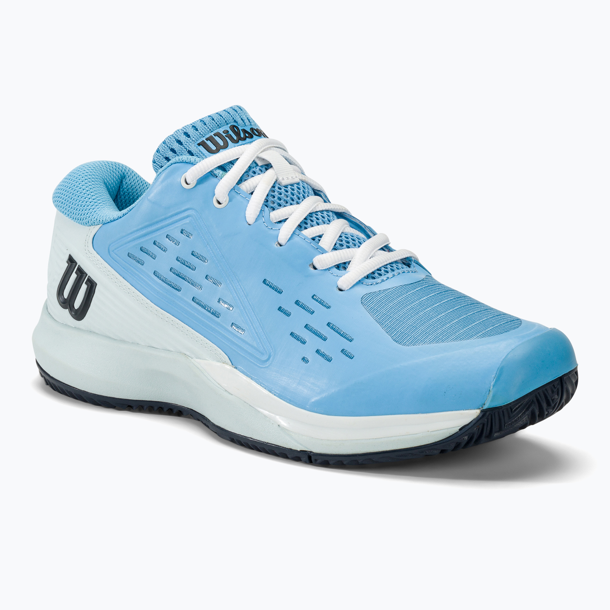 Dámska tenisová obuv Wilson Rush Pro Ace Clay bonnie blue/ballad blue/navy blazer (Rush Pro Ace Clay W WRS333110)