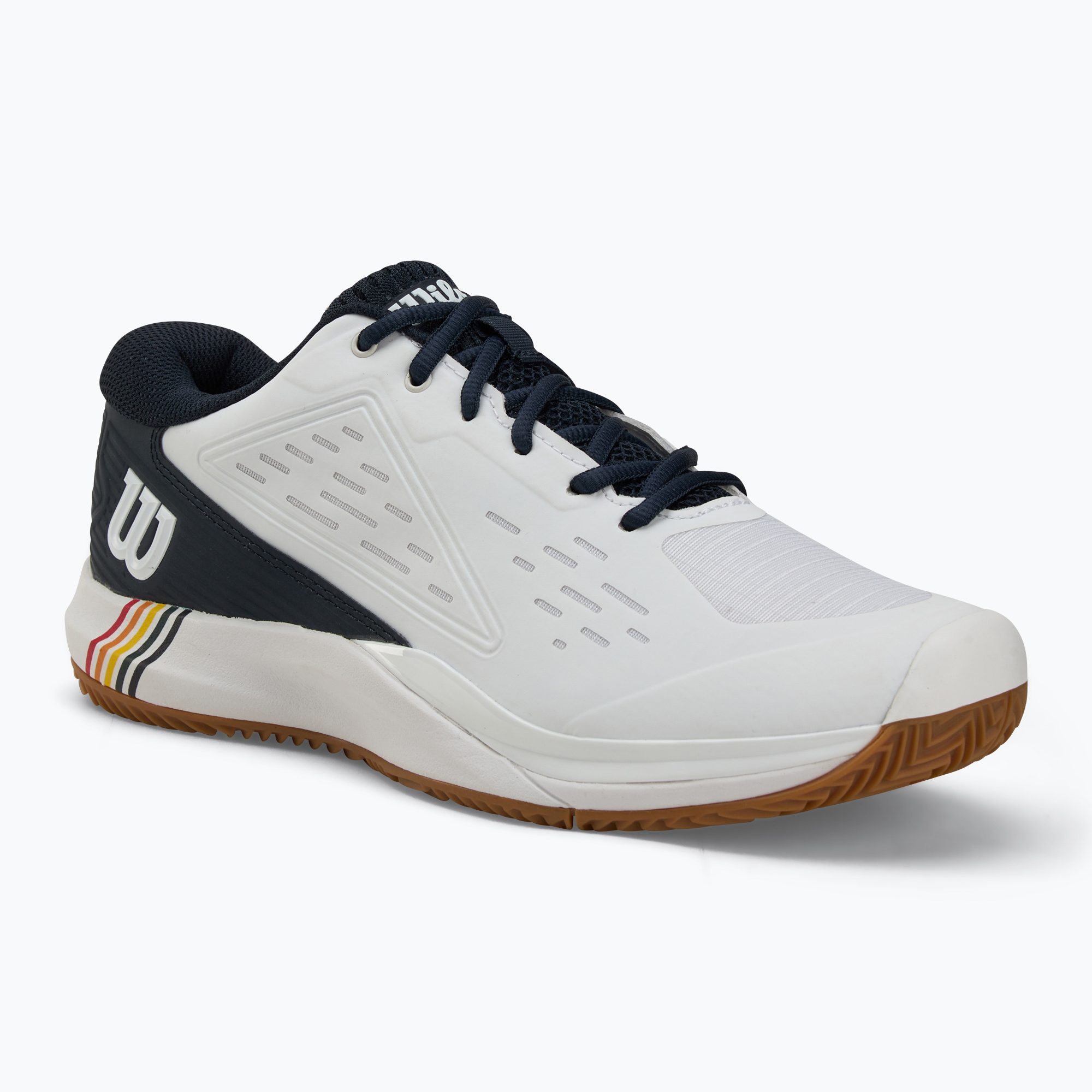 Pánska tenisová obuv Wilson Rush Pro Ace Clay RG white/ navy blazer/ rubber (Rush Pro Ace Clay RG WRS335970)