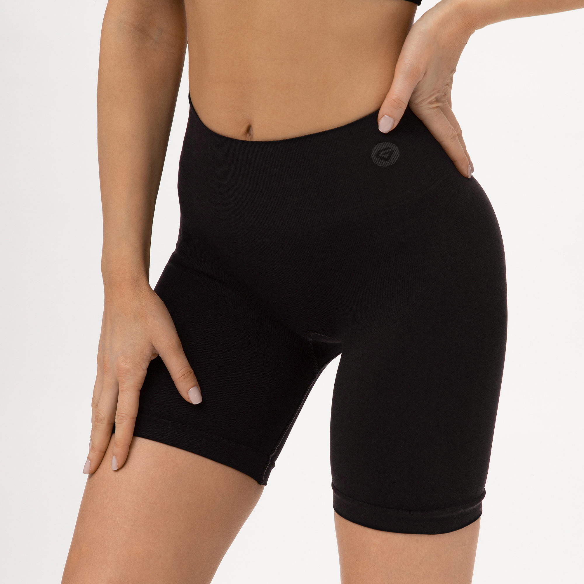 Dámske tréningové šortky Gym Glamour Seamless shorts black 289