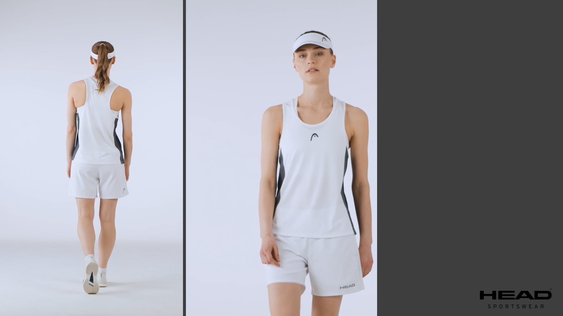 Dámske tenisové tielko HEAD Club 25 Tech Tank Top W white