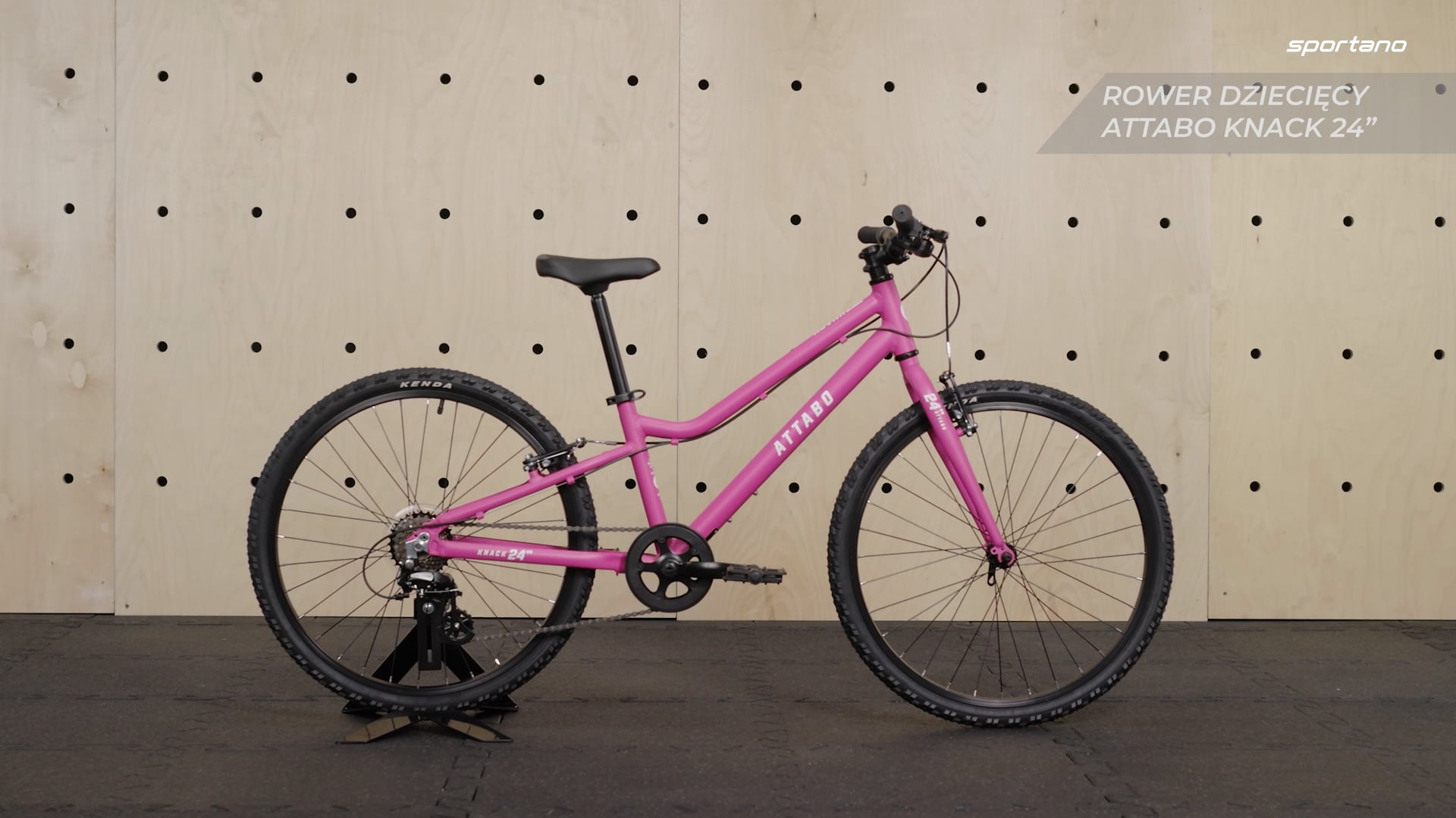 Detský bicykel ATTABO KNACK 24" pink