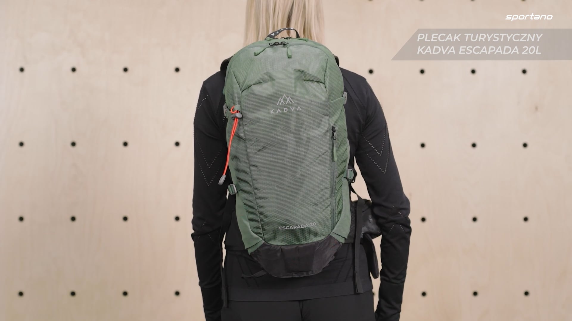 Turistický batoh KADVA Escapada 20 l green