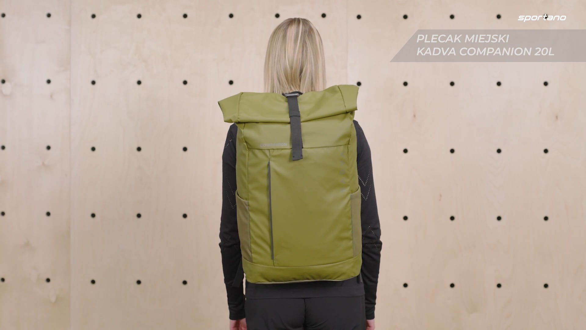 Mestský batoh KADVA Companion 20 l khaki