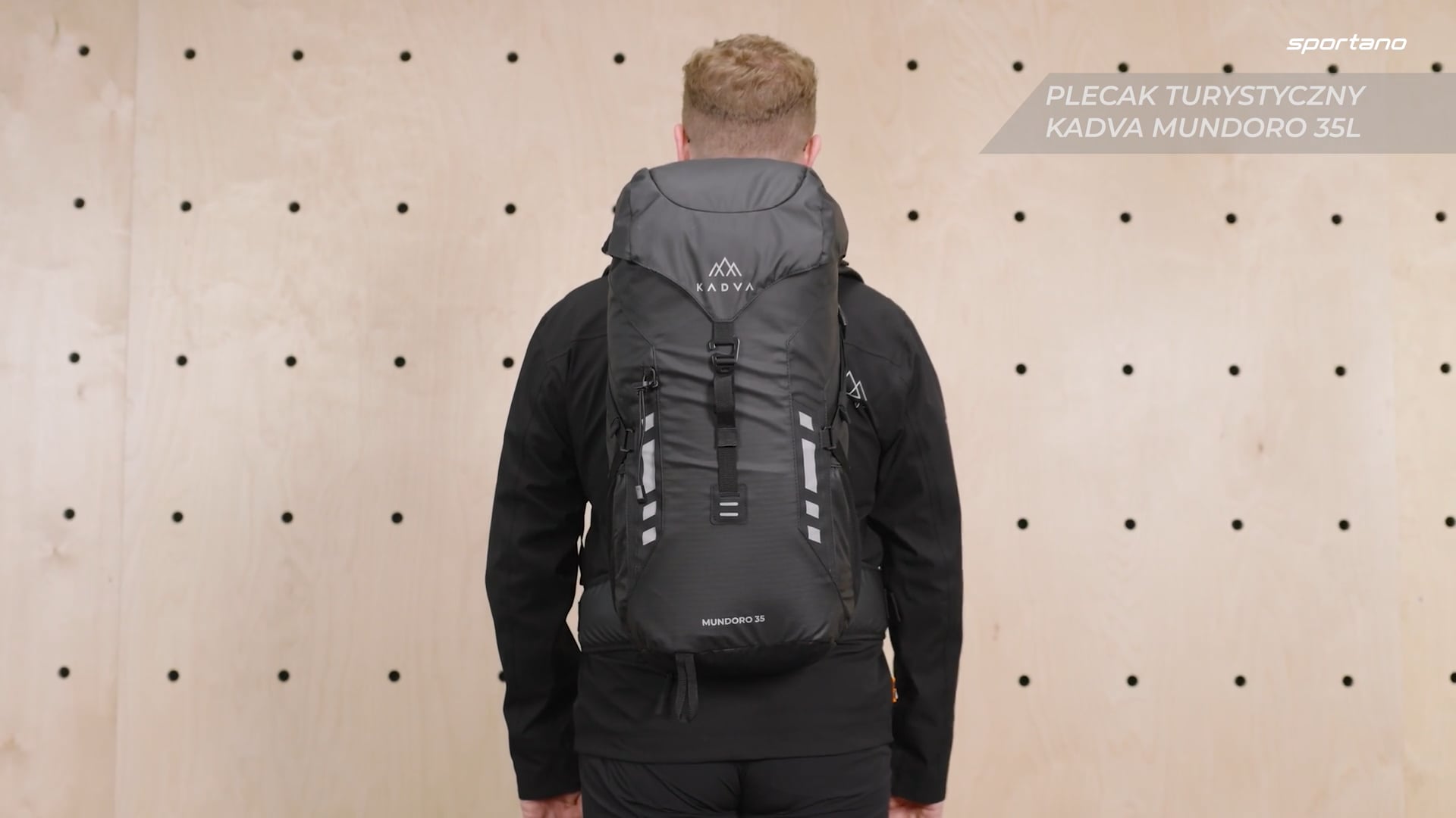Turistický batoh KADVA Mundoro 35 l black