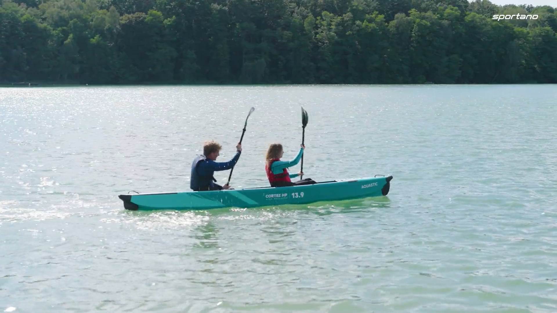 Kajak/SUP hybrid AQUASTIC Monroy 14'0" 427 cm blue