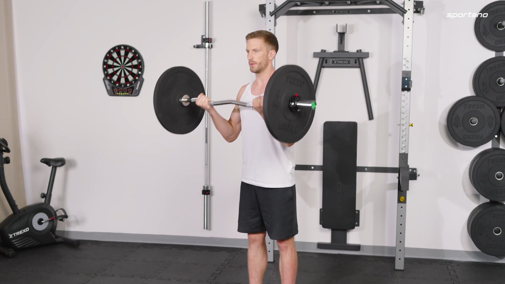 Olympijské nárazníkové závažia TREXO čierne TRX-BMP2 2 kg