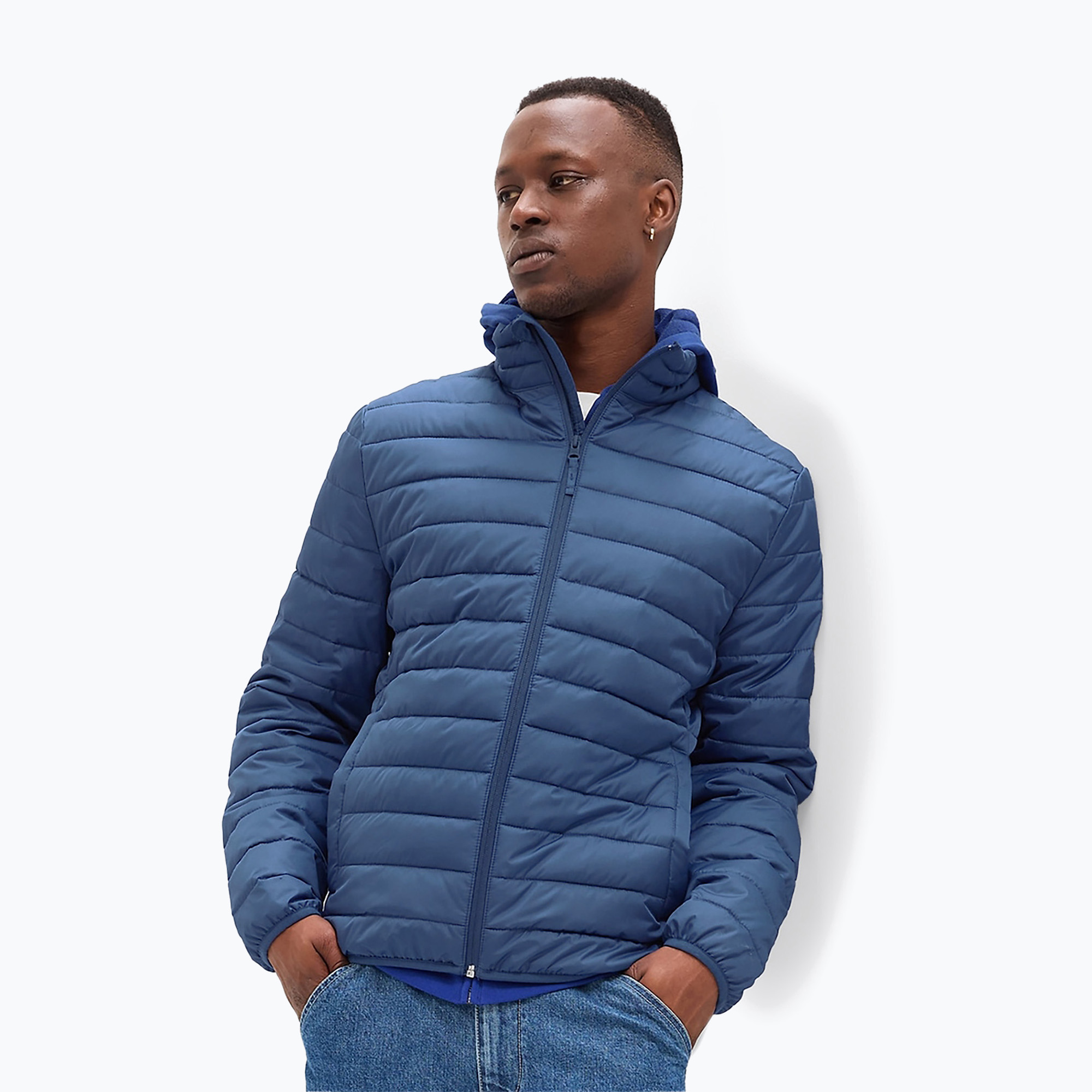 Pánska bunda GAP V-Frch Logo LTWT (V-Frch Logo LTWT Puffer 724654)