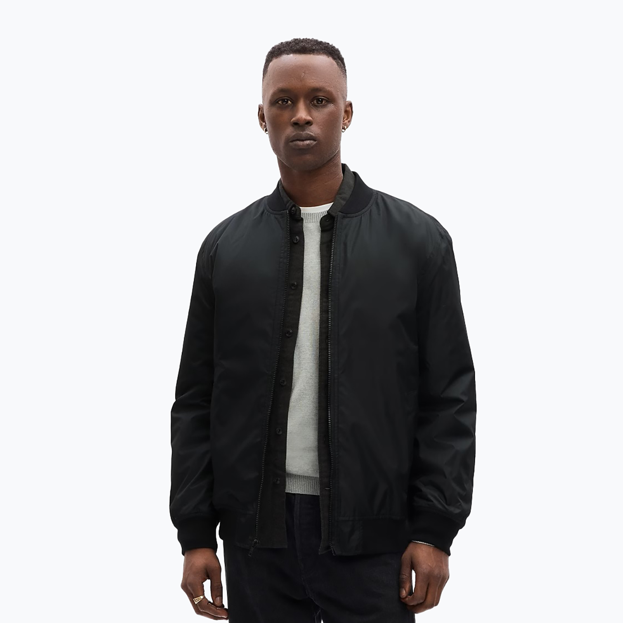 Pánska bunda GAP V-Bomber true black (V-Bomber 796704)