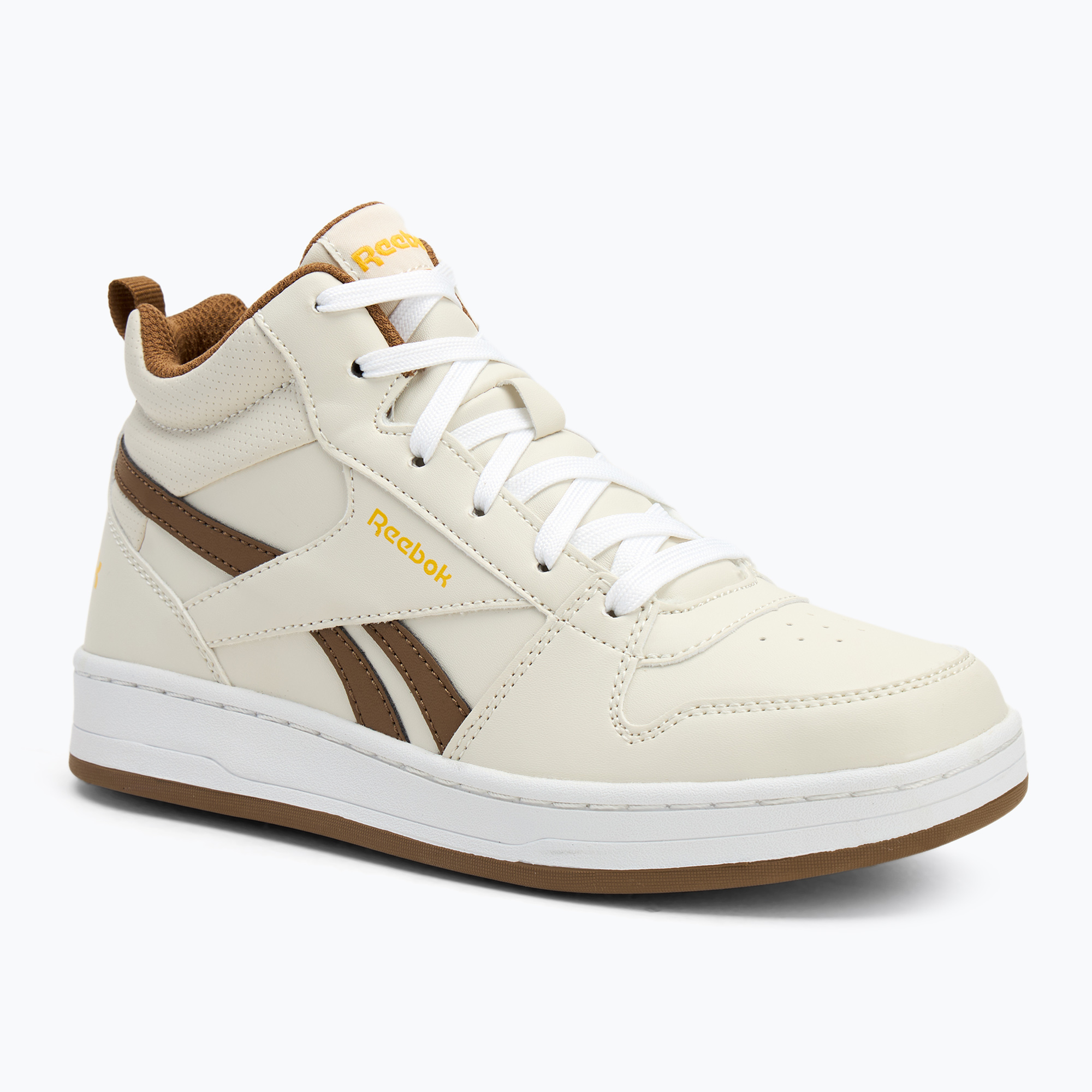 Detské topánky Reebok Royal Prime Mid 2.0 bone/classic yellow/trek brown (Royal Prime Mid 2.0 100074982)