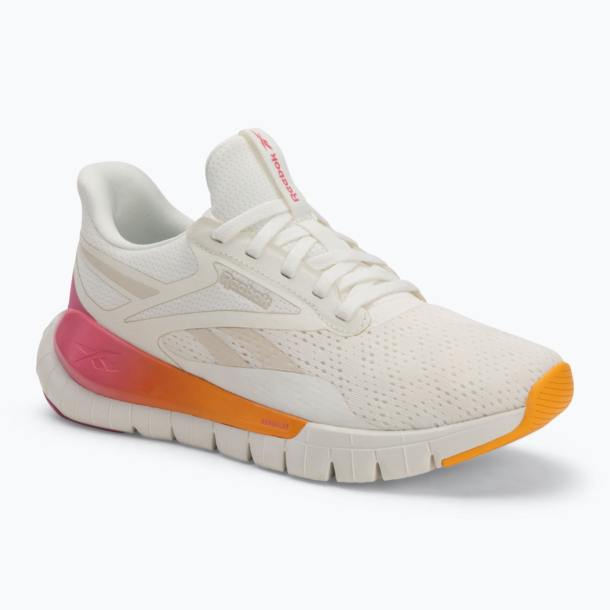 Dámske tréningové topánky Reebok Reebok Flex Trainer chalk/passion pink/sand (Flex Trainer 100210155)