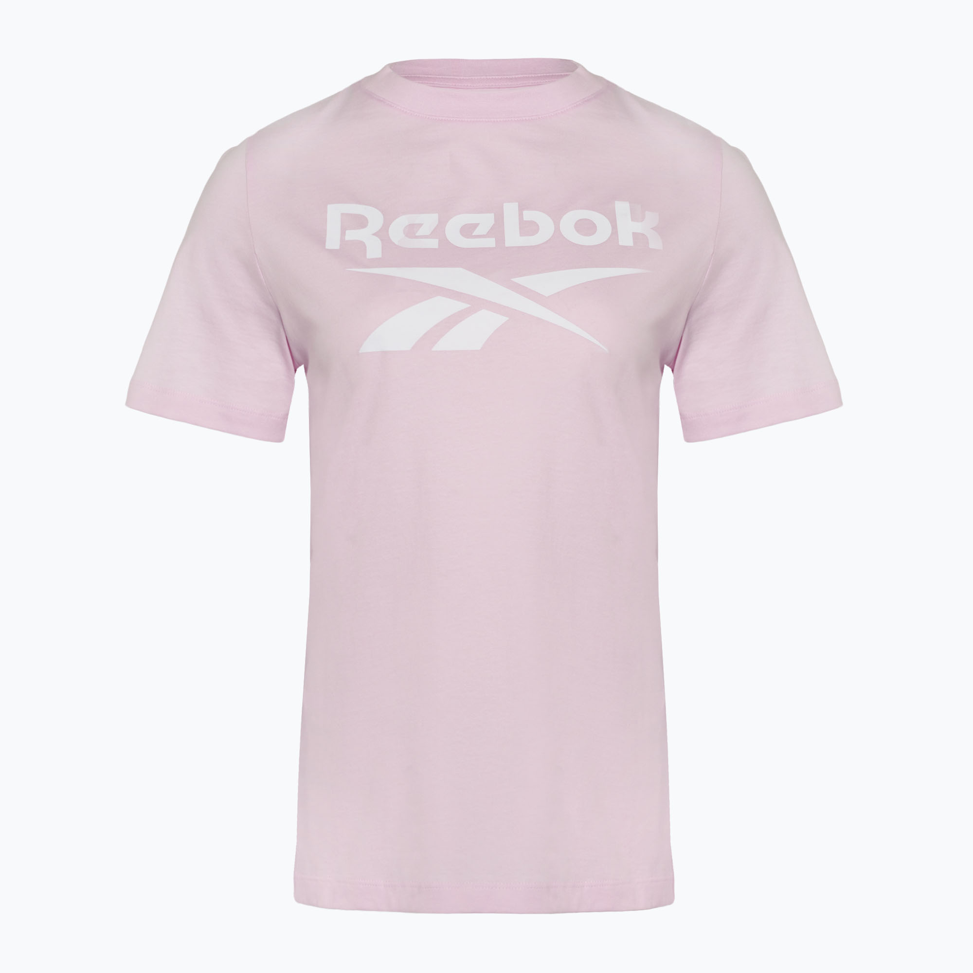 Dámske tričko Reebok Big Logo Crop Tee white/coral/blue (Identity Big Logo Tee 100228374)