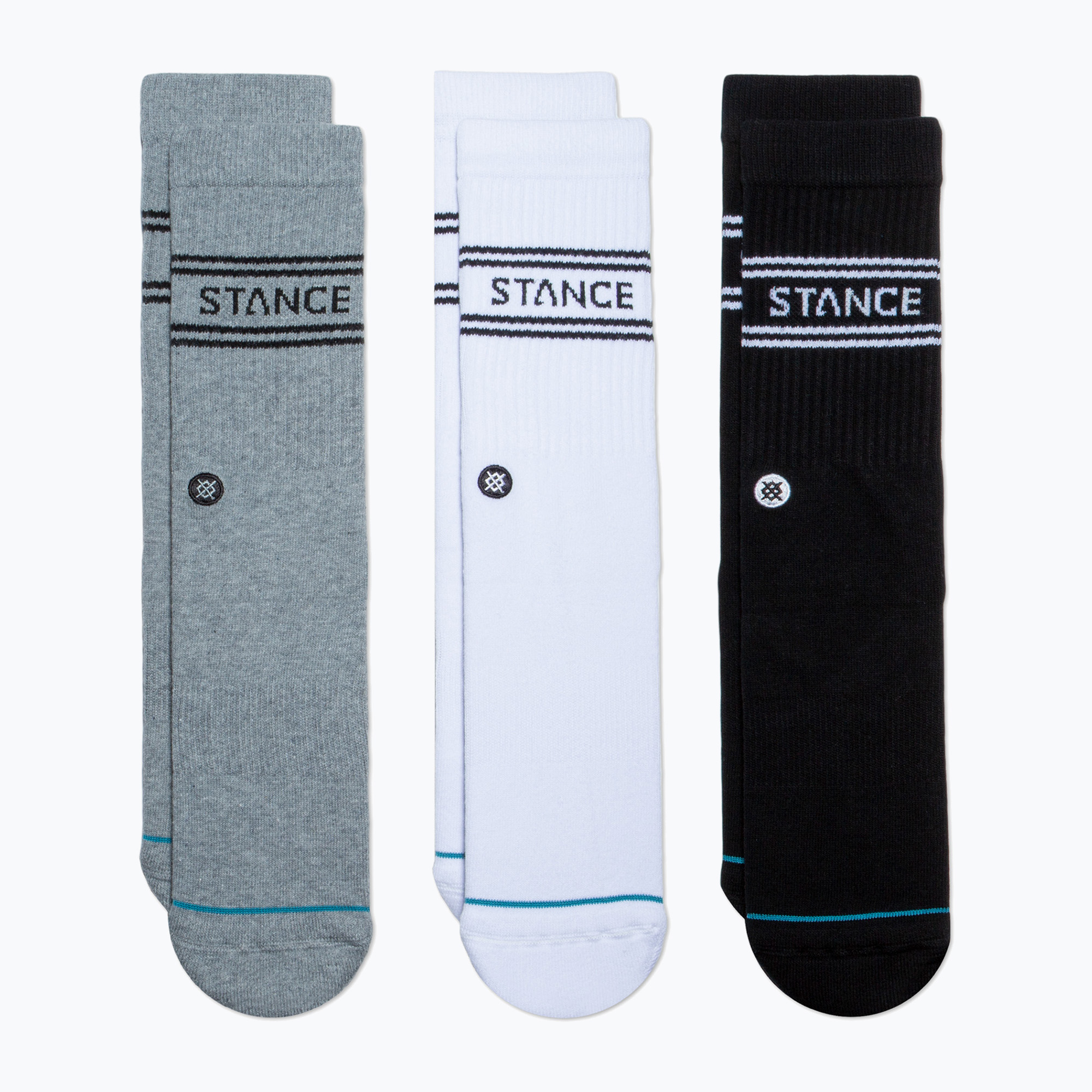 Ponožky Stance Basic Crew 3 páry multicolor