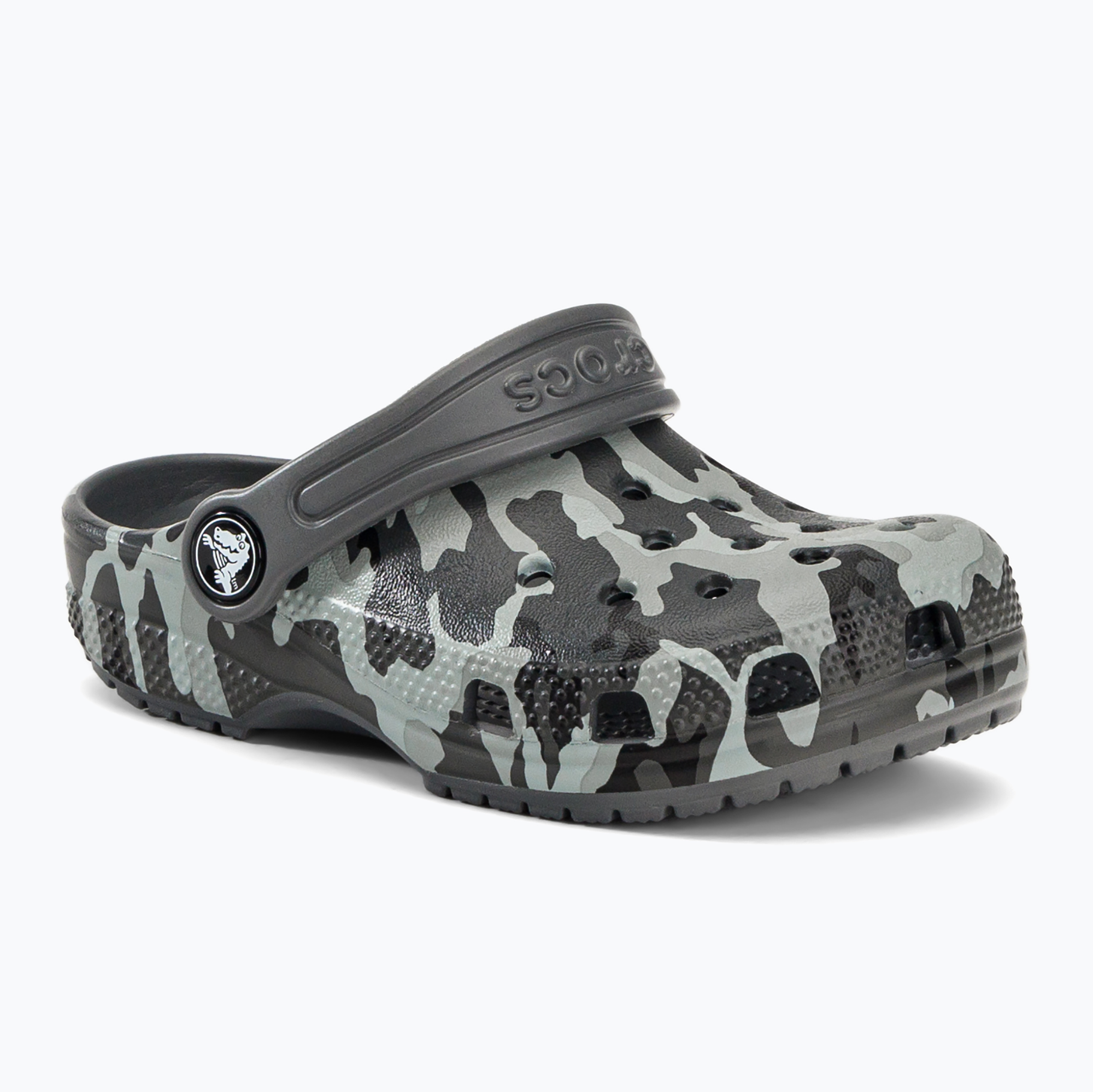 Detské žabky Crocs Classic Camo Clog T grey 207593-097 (Classic Camo Clog Toddler 207593-097)