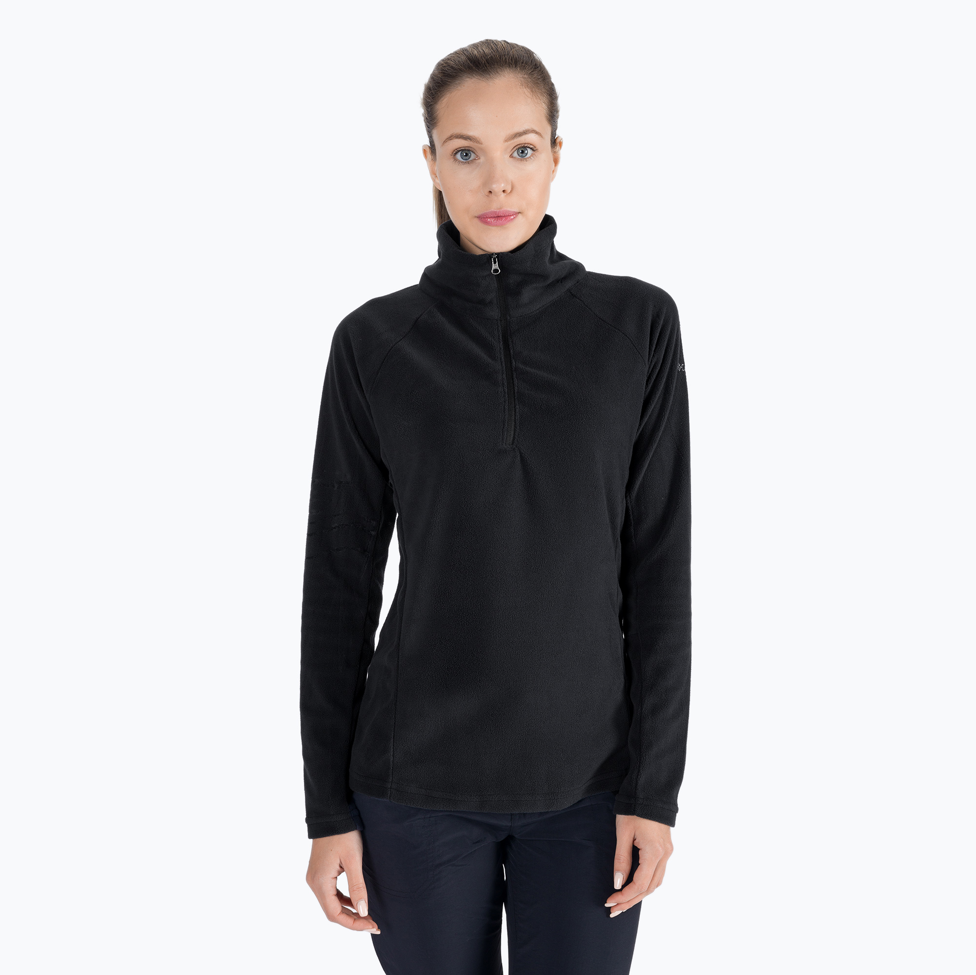 Columbia Glacial IV dámska fleecová mikina čierna 1802201 (Glacial IV 1/2 Zip 1802201010)