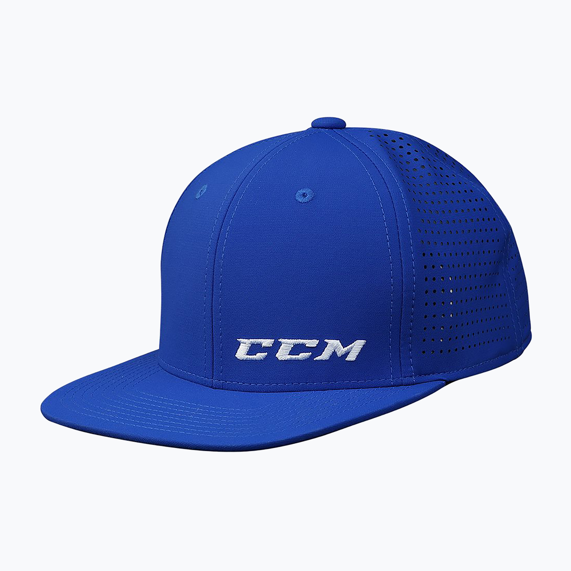 Detská baseballová čiapka CCM Small Logo Flat Brim YTH royal (Small Logo Flat Brim YTH C4792-YT)
