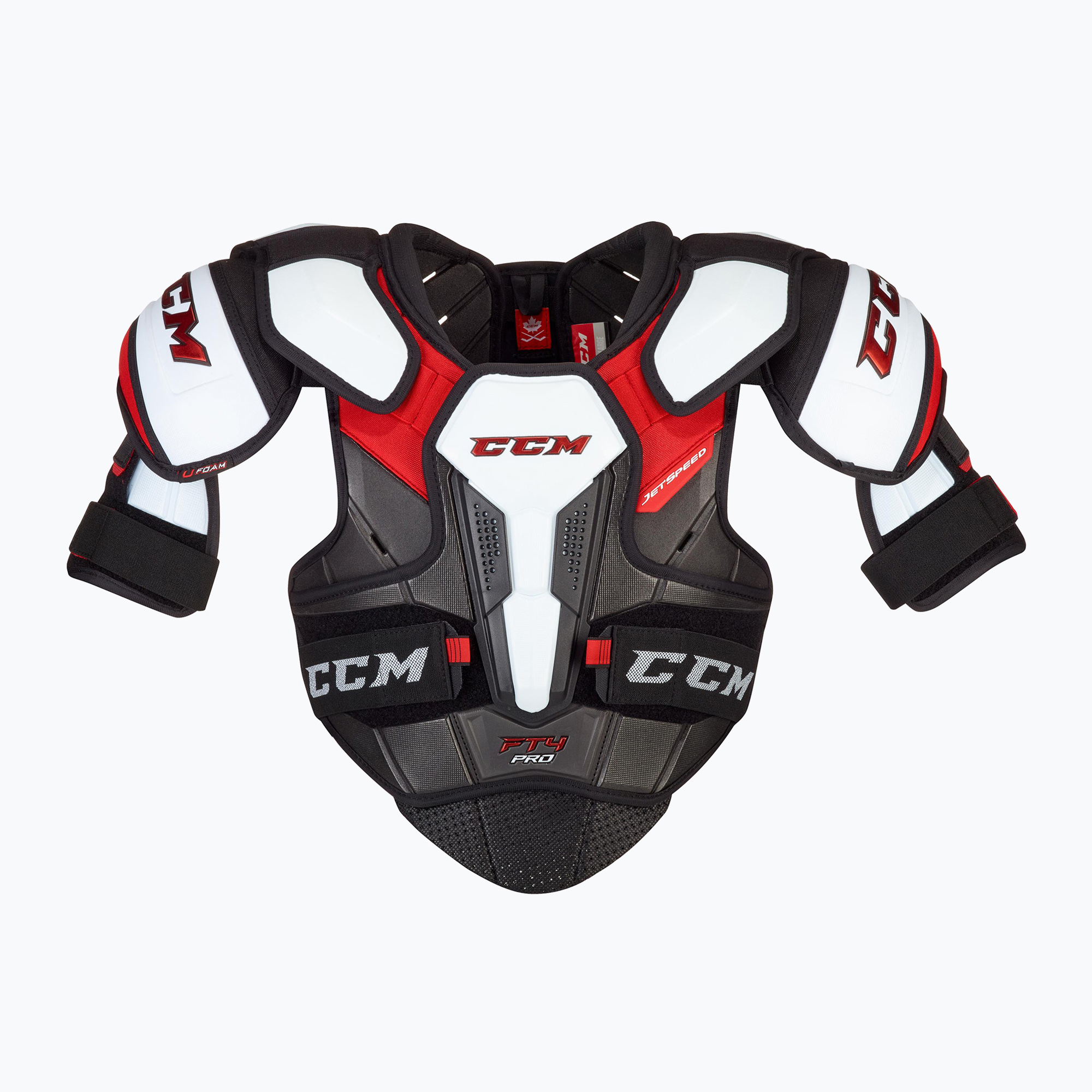 Ramenné popruhy na hokej CCM JetSpeed FT4 Pro SR black/red/white (JetSpeed FT4 Pro SR SPFT4PRO)