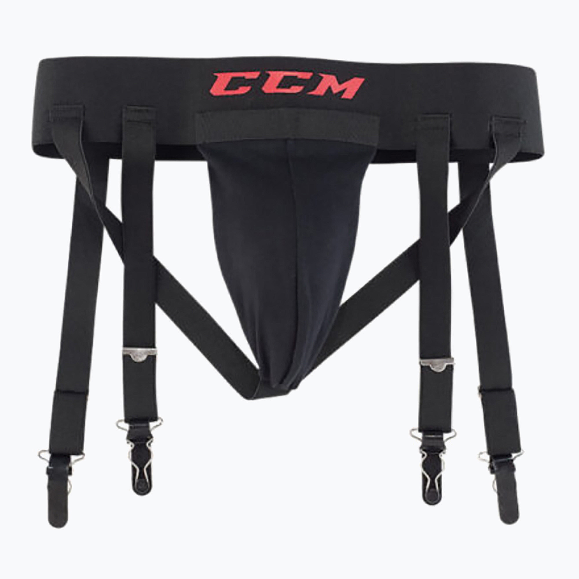 Detské brankárske suspenzory CCM Jock Combo JR black (Jock Combo JR ACJCE)
