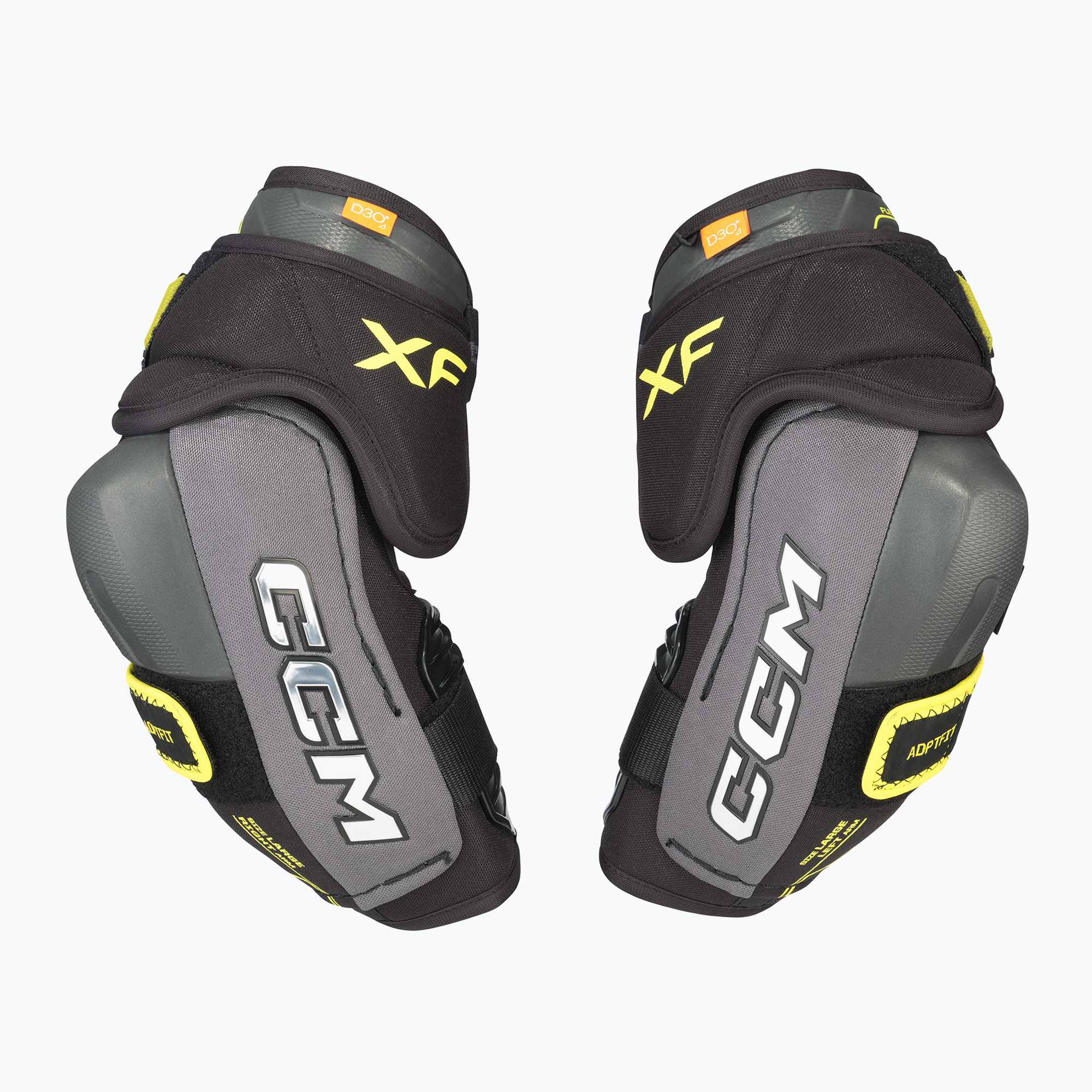 Hokejové chrániče lakťov CCM Tacks XF SR čierne