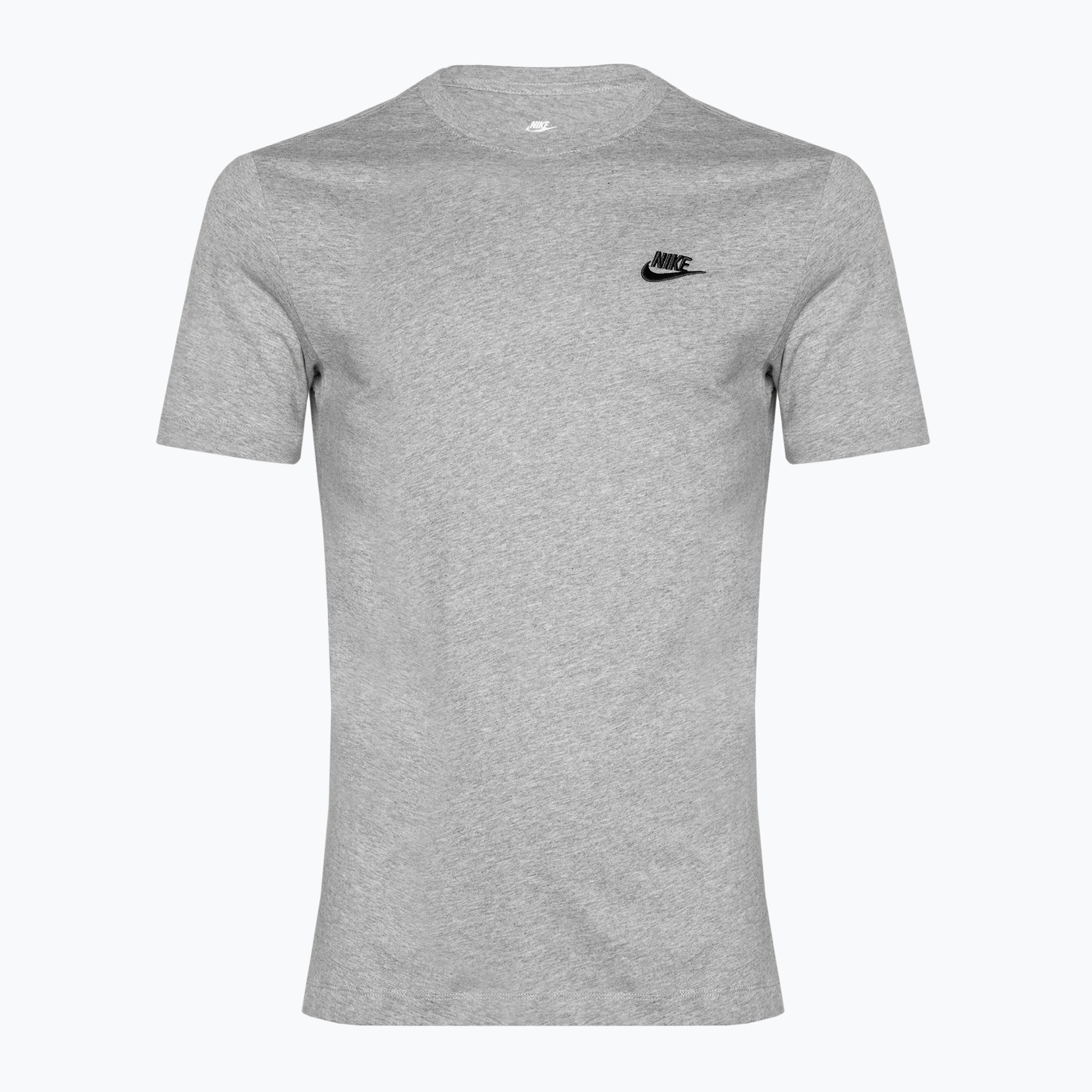 Pánske tričko Nike Sportswear Club tmavo šedé heather/black (Sportswear Club AR4997-064)