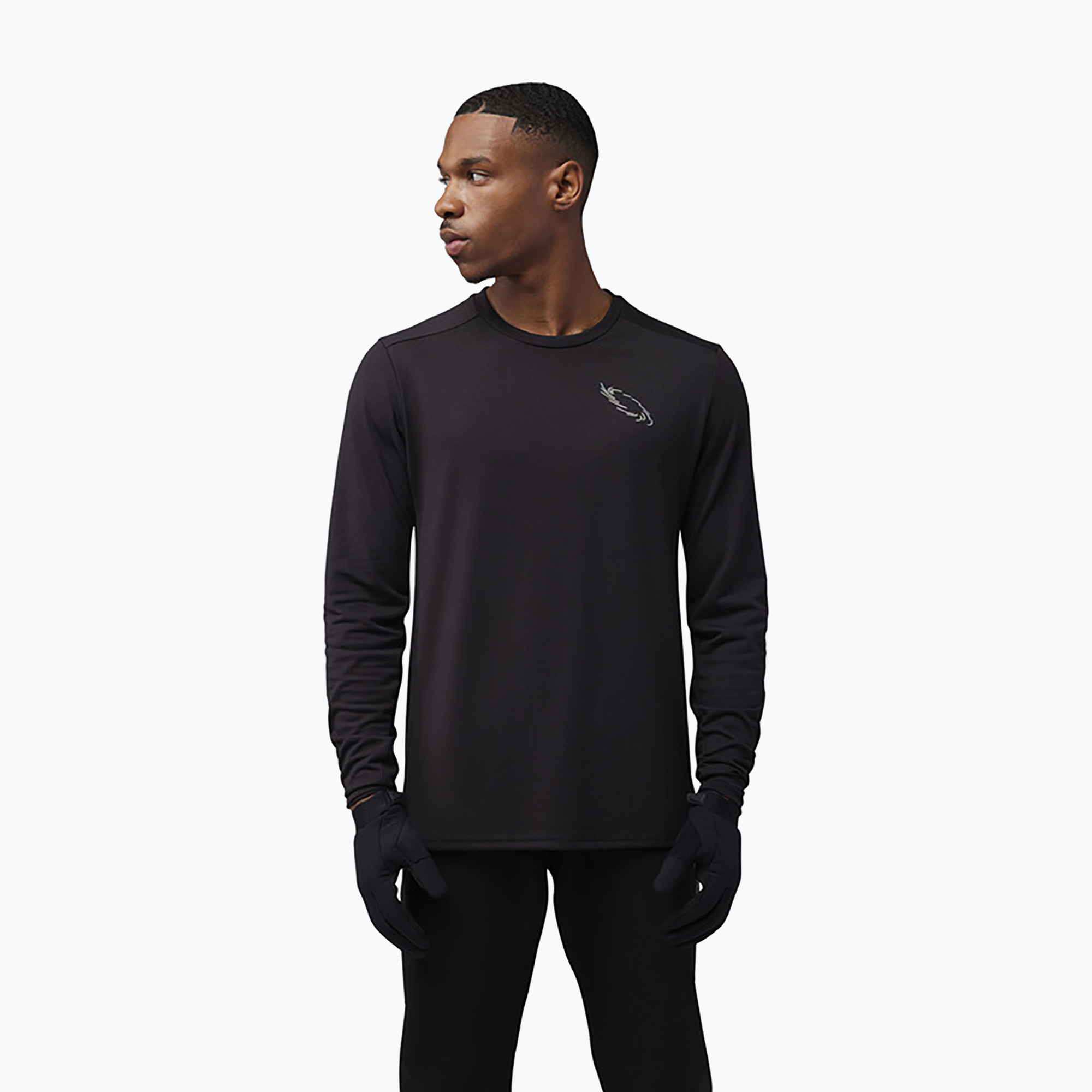Pánske cyklistické tričko Longsleeve Fox Racing Ranger Dr MD Lunar black