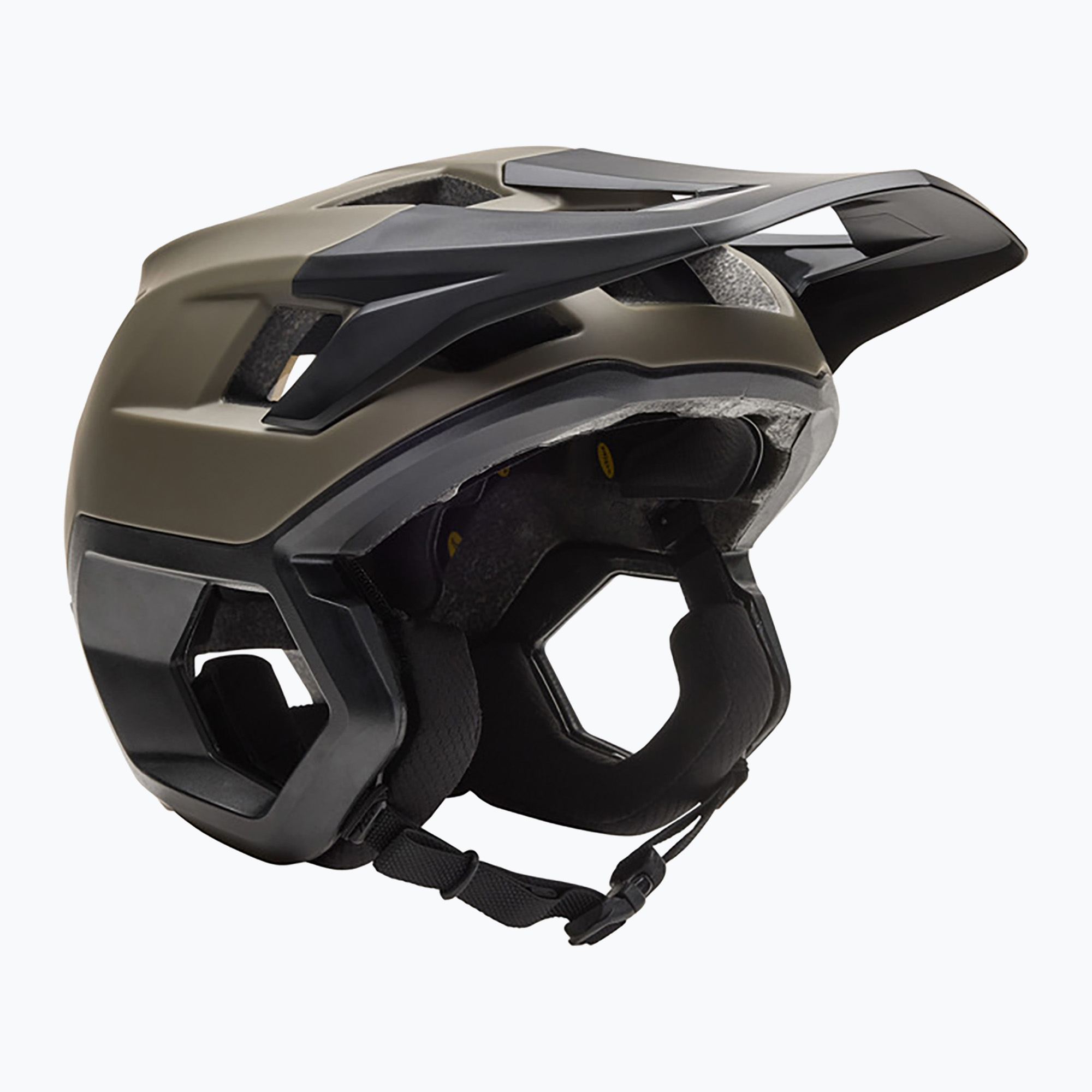 Cyklistická prilba Fox Racing Dropframe military