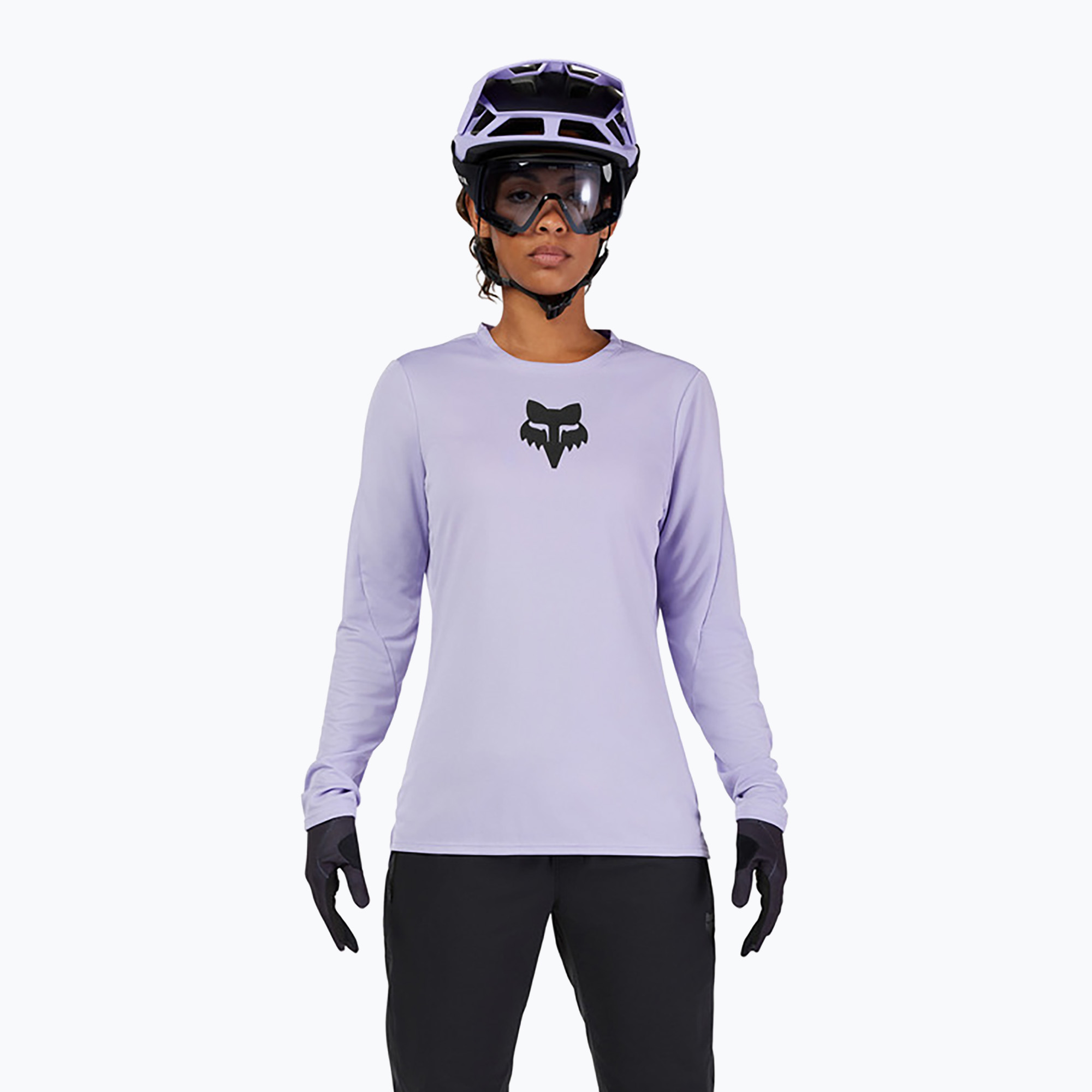 Dámske cyklistické tričko s dlhým rukávom Fox Racing Ranger Fox Head W lilac (Ranger Fox Head W 33441_282)