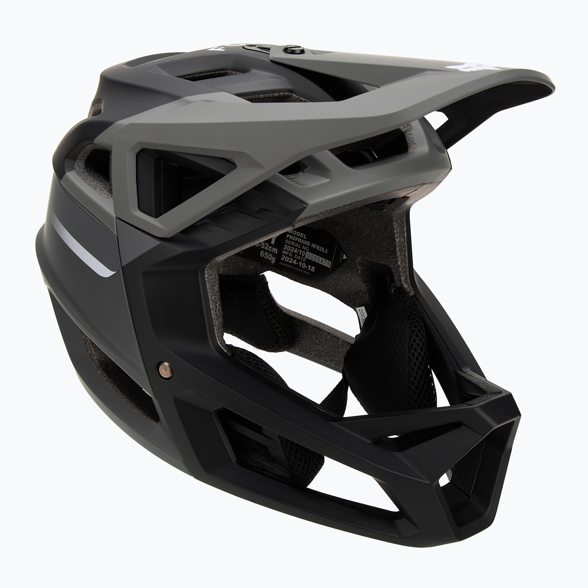 Detská cyklistická prilba Fox Racing Proframe Rizer Jr dark shadow