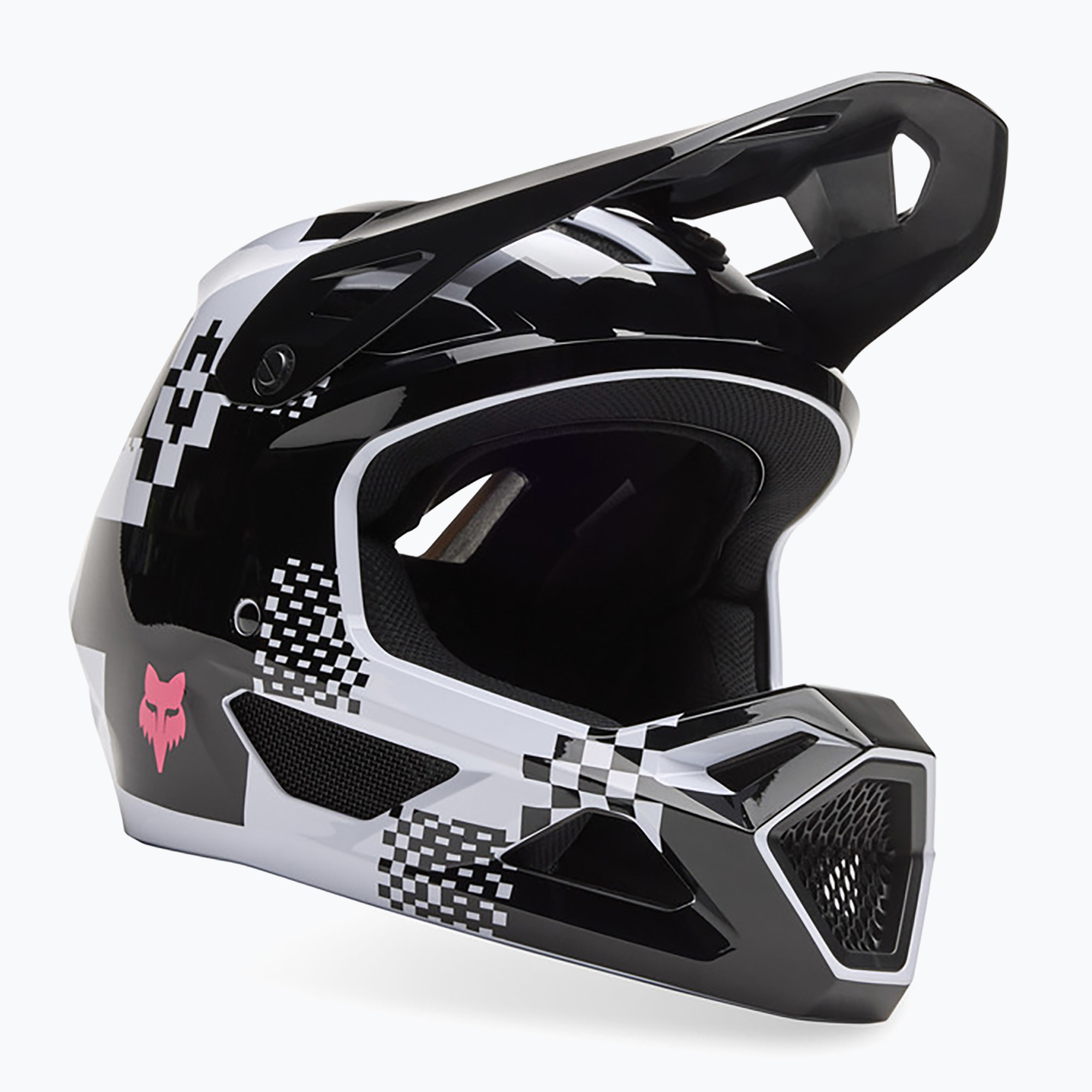 Cyklistická prilba Fox Racing Rampage Digi Image CE/CPSC black/white (Rampage Digi Image CE/CPSC 33487_018)