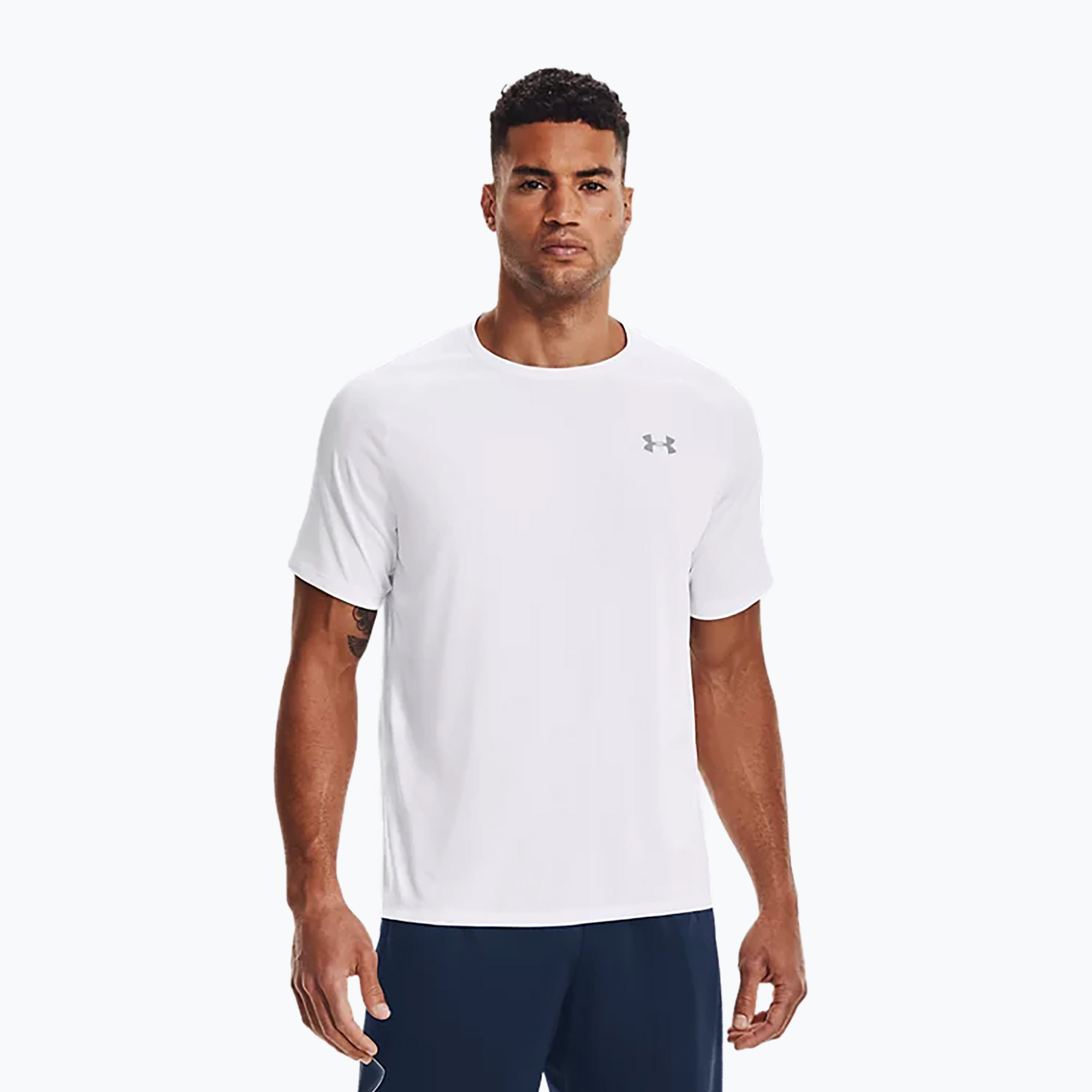 Under Armour pánske tréningové tričko UA Tech 2.0 SS Tee white 1326413 (Tech 2.0 1326413-100)