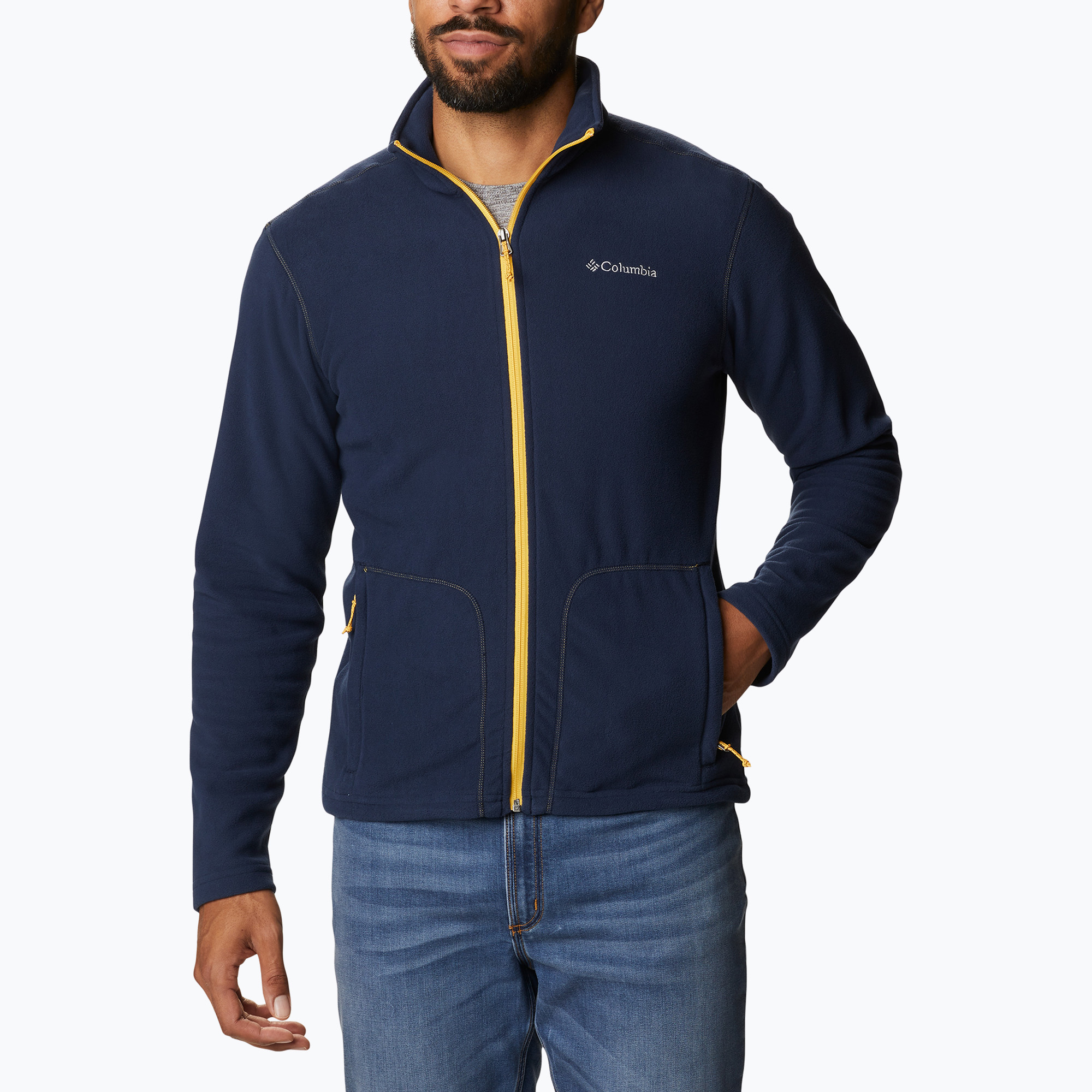 Pánska fleecová mikina Columbia Fast Trek Full Zip Fleece colleglate navy (Fast Trek Light Full Zip 1772751464)