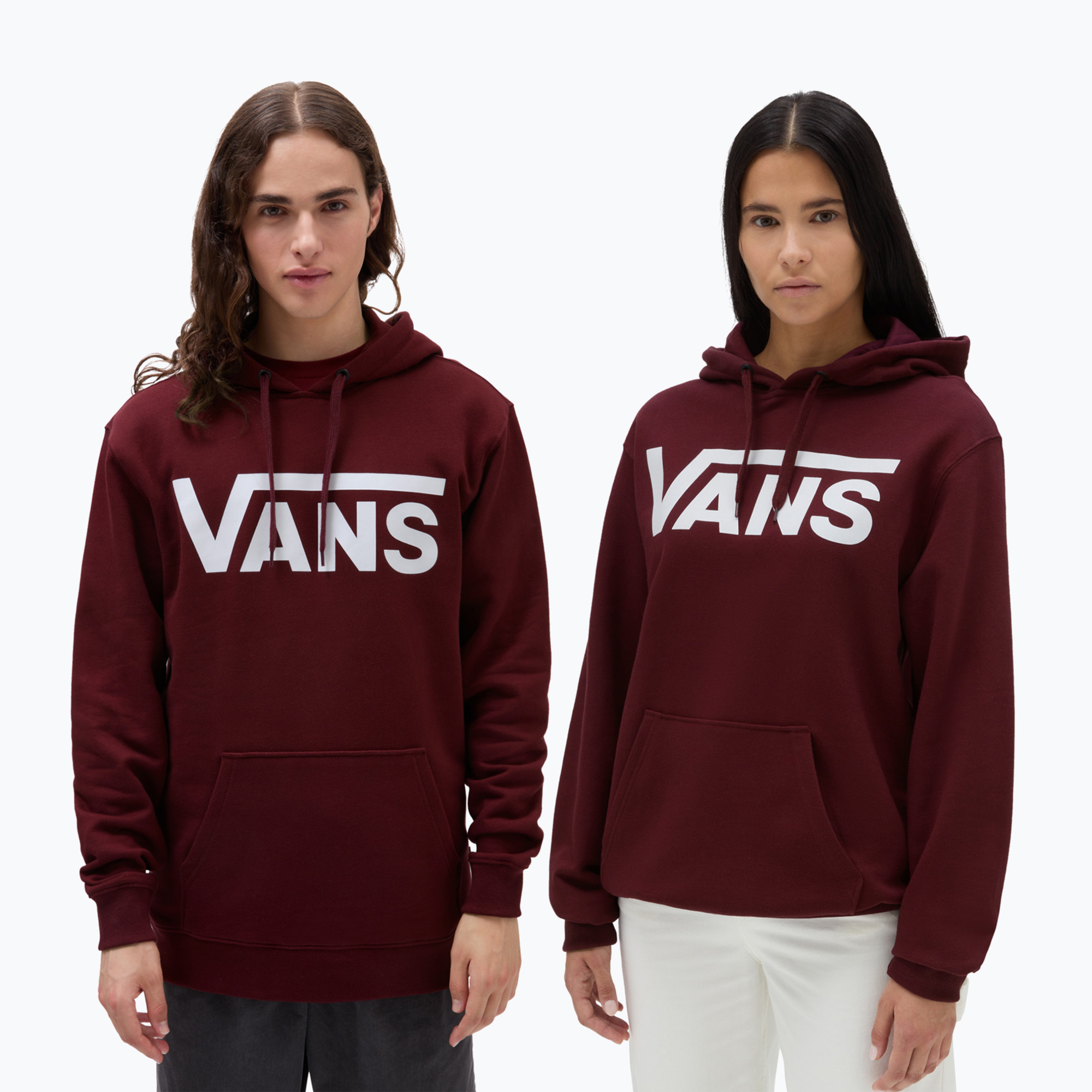 Pánska mikina Vans Mn Vans Classic Po Hoodie Ii port royale/white (Mn Vans Classic Po Hoodie Ii VN0A456BK1O1)
