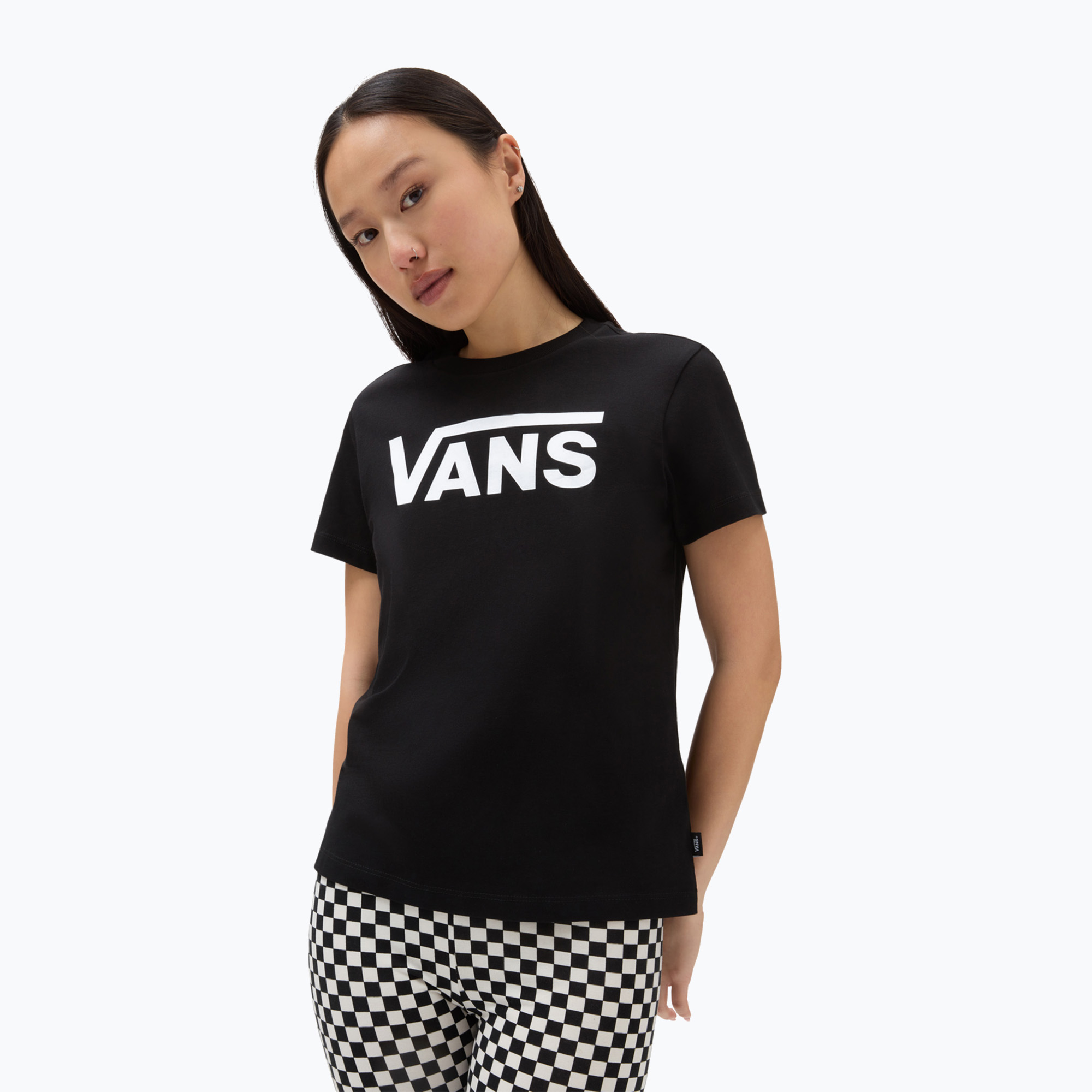 Dámske tričko Vans Wm Flying V Crew Tee black (Flying V Crew VN0A3UP4BLK1)