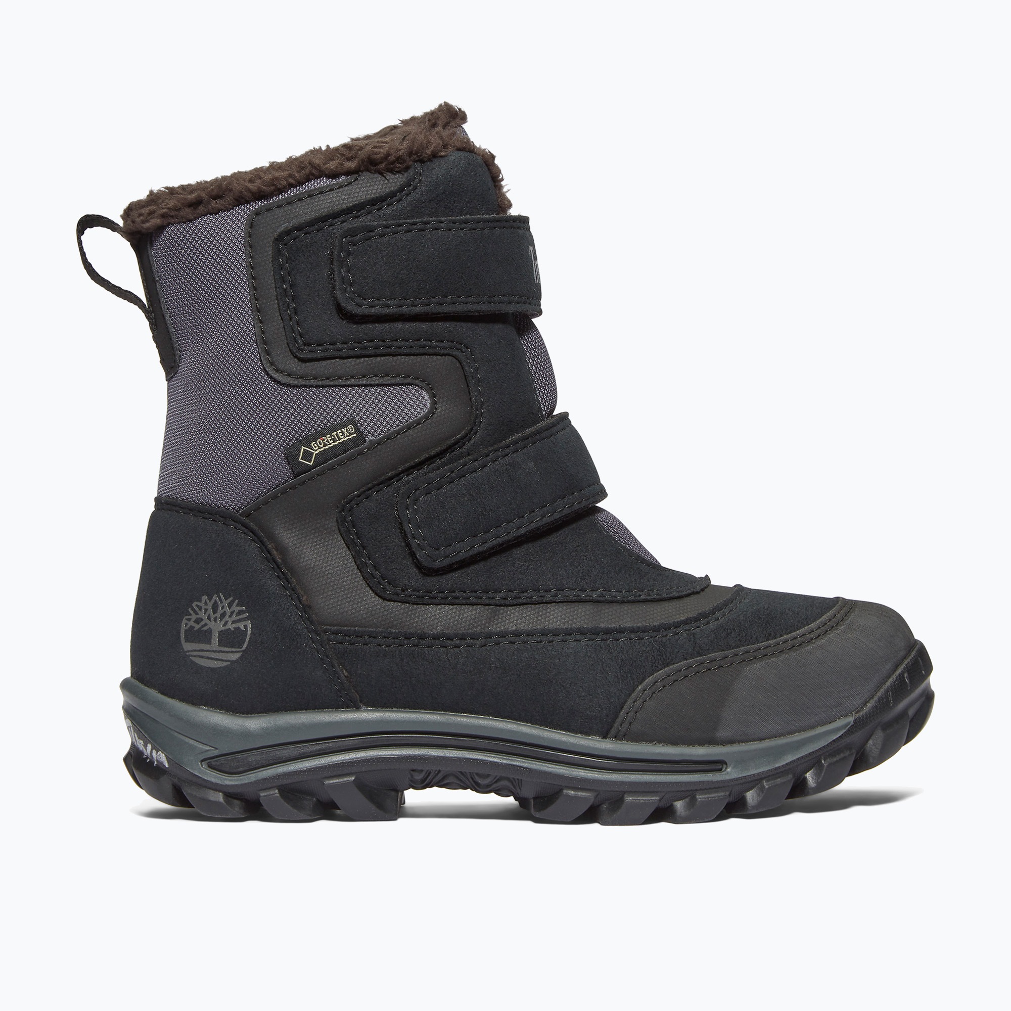 Detské snehule Timberland Chillberg 2-Strap Gore-Tex jet black