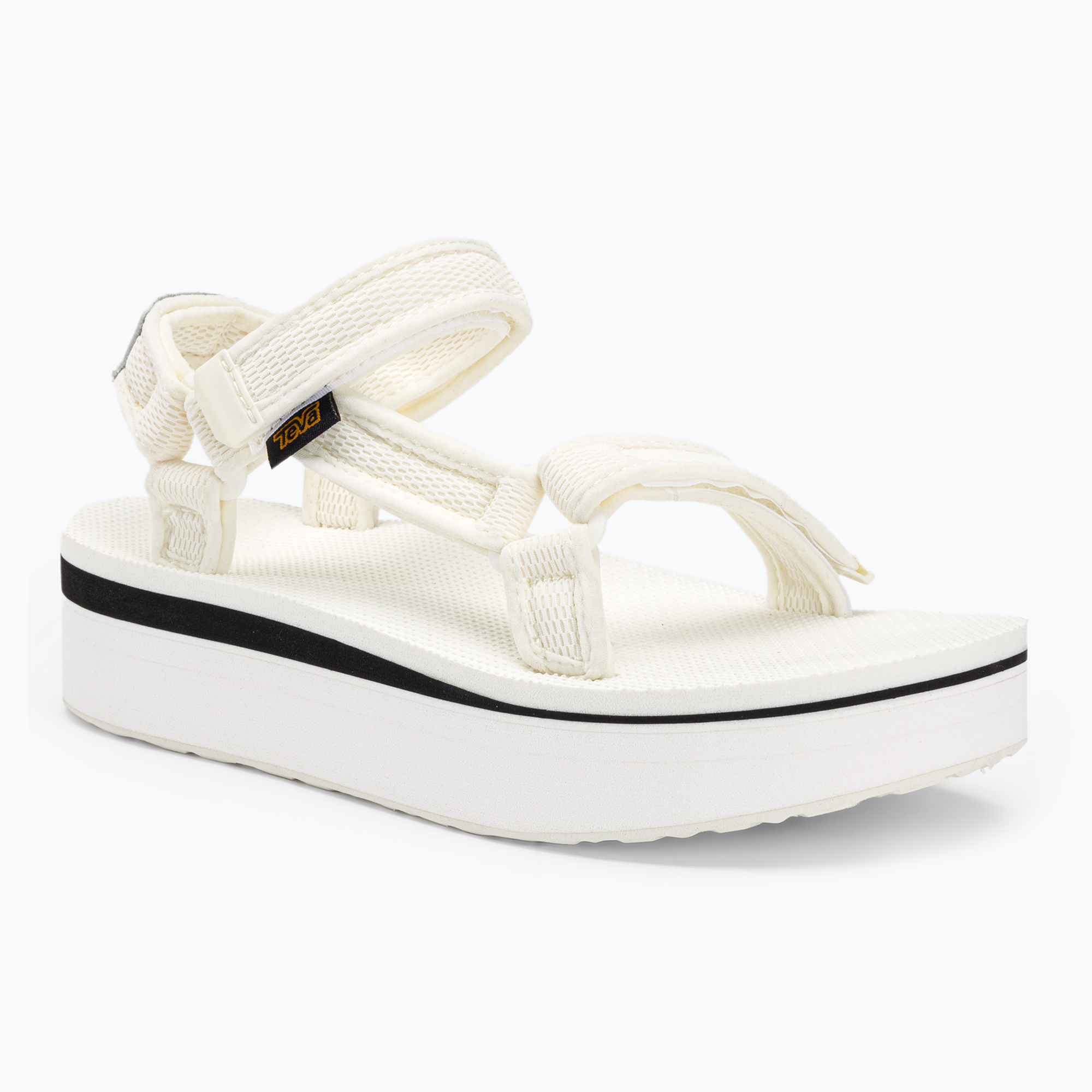 Dámske turistické sandále Teva Flatform Universal Mesh Print bright white (Flatform Universal Mesh Print 1102451)