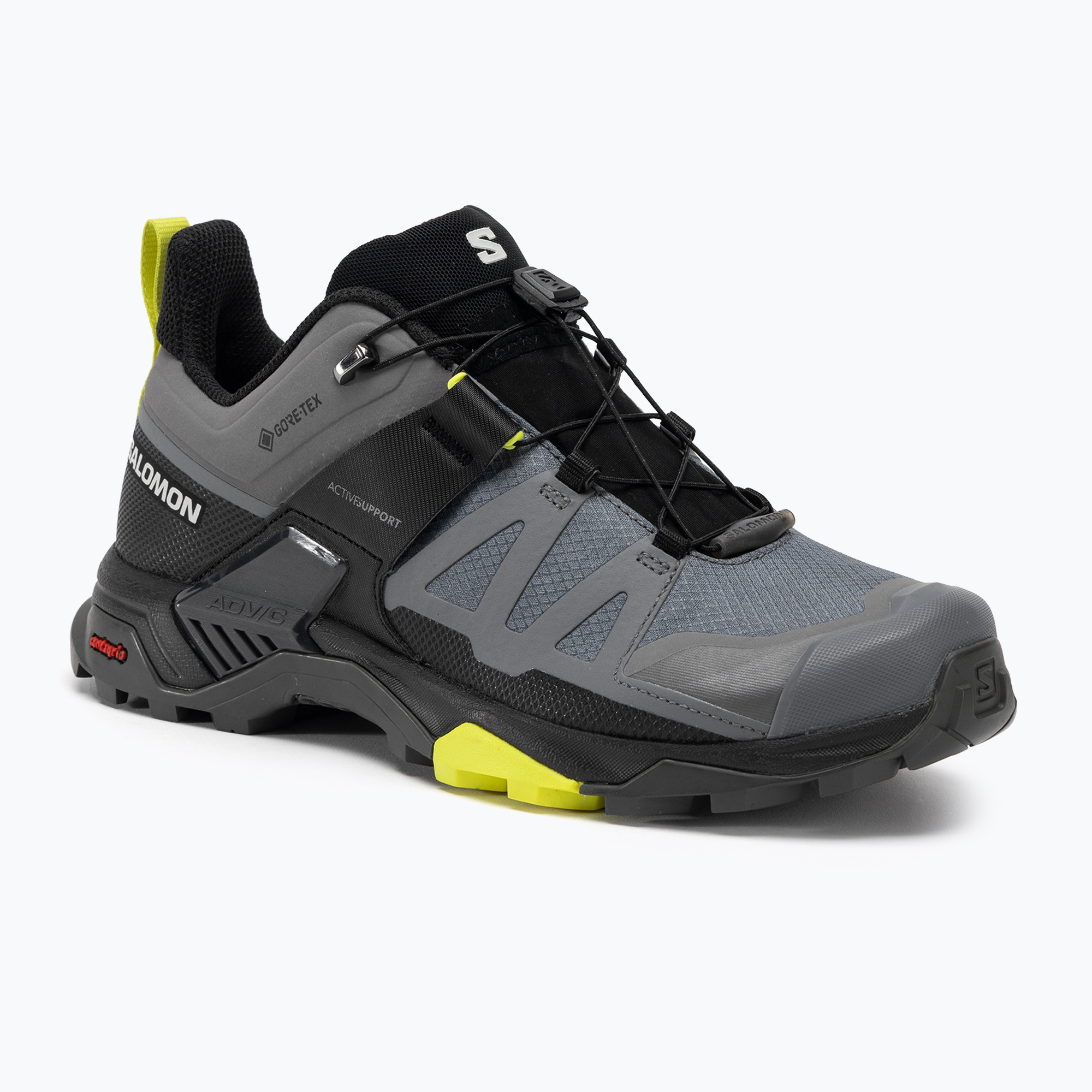 Pánska treková obuv Salomon X Ultra 4 GTX quiet shade/black/evening primrose (X Ultra 4 GTX L41622900)