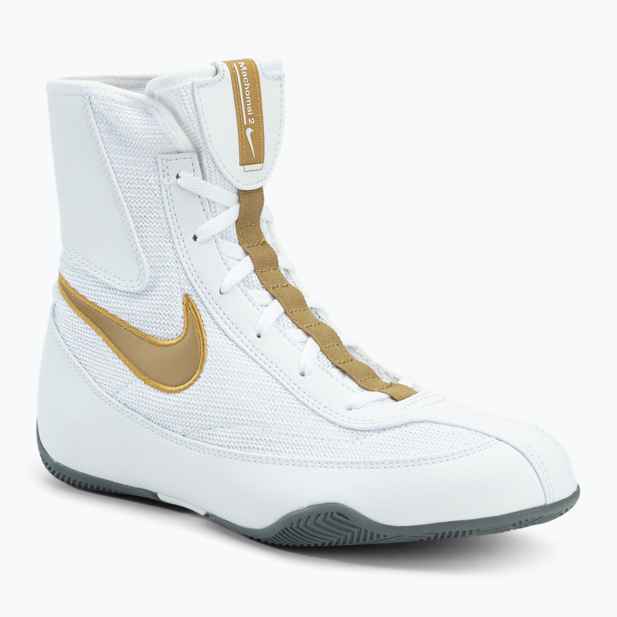 Bielo-zlaté boxerské topánky Nike Machomai 321819-170