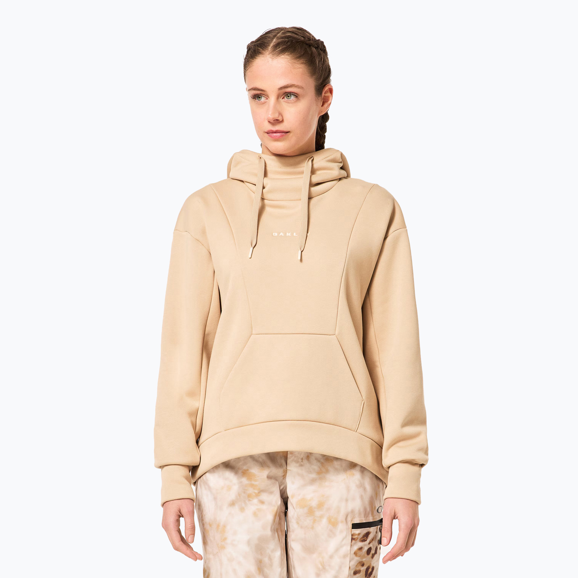 Dámska mikina Oakley Rosy RC Fleece Hoodie Humus Snowboard Sweatshirt (Rosy RC Fleece Hoodie FOA500459)